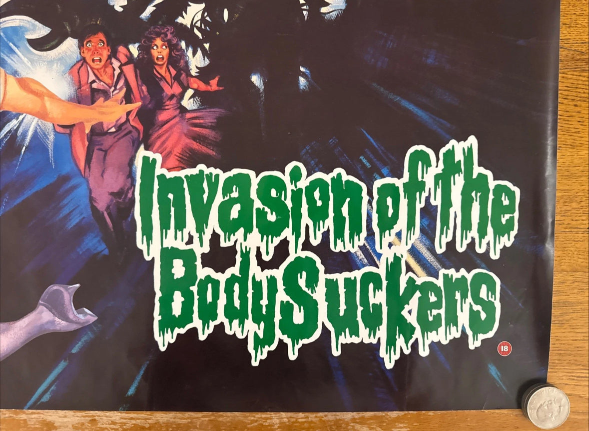 Invasion of the bodysuckers 1987 UK video poster