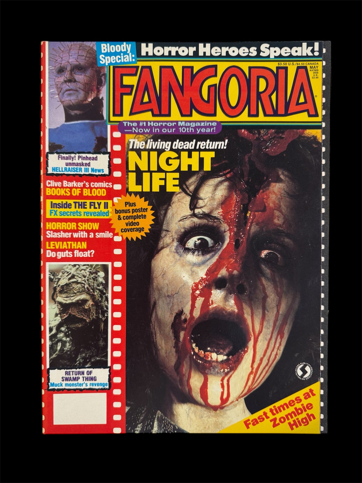 Fangoria issue 82 Horror magazine Night Life