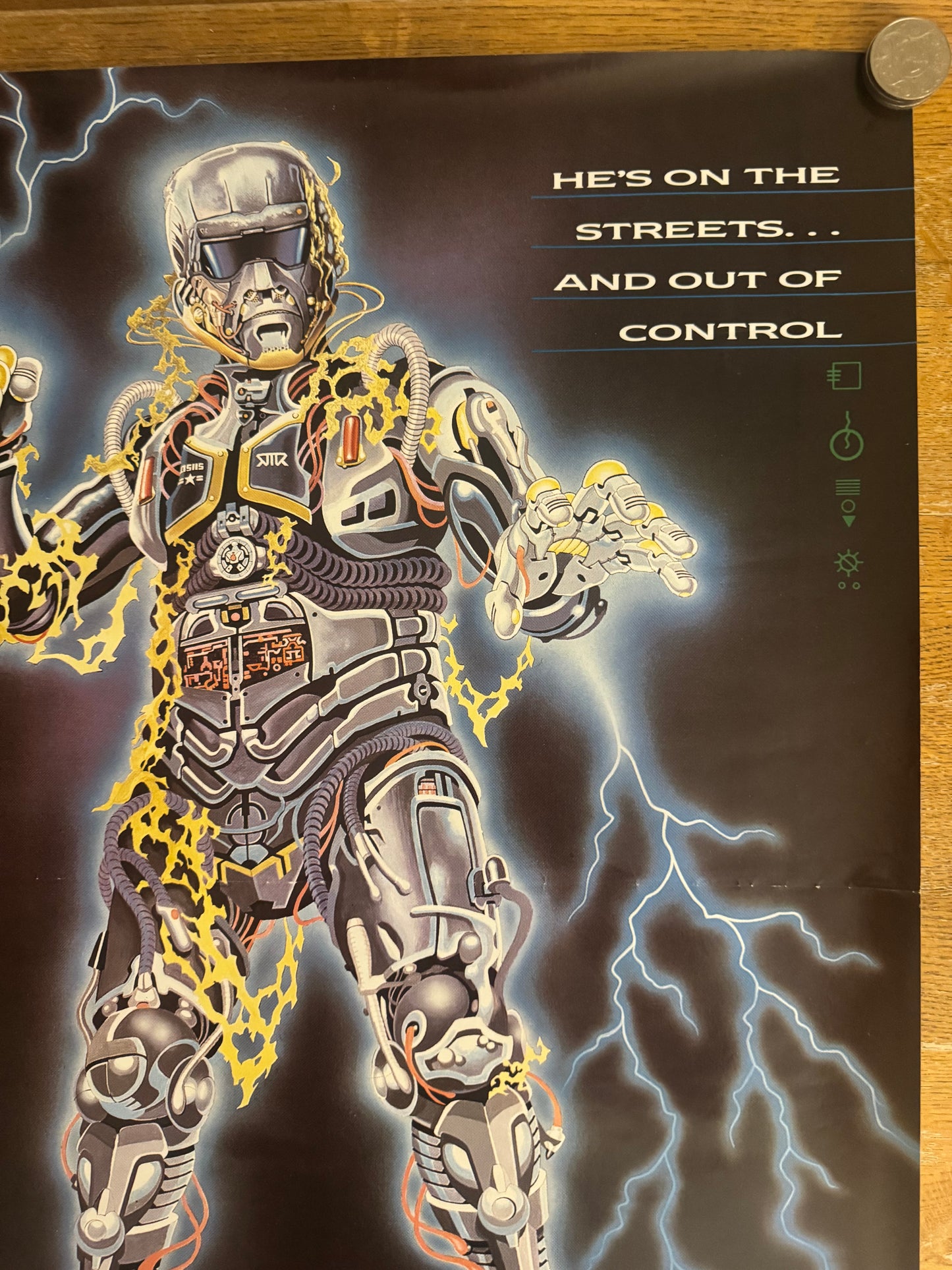 The Vindicator 1986 UK Video Poster