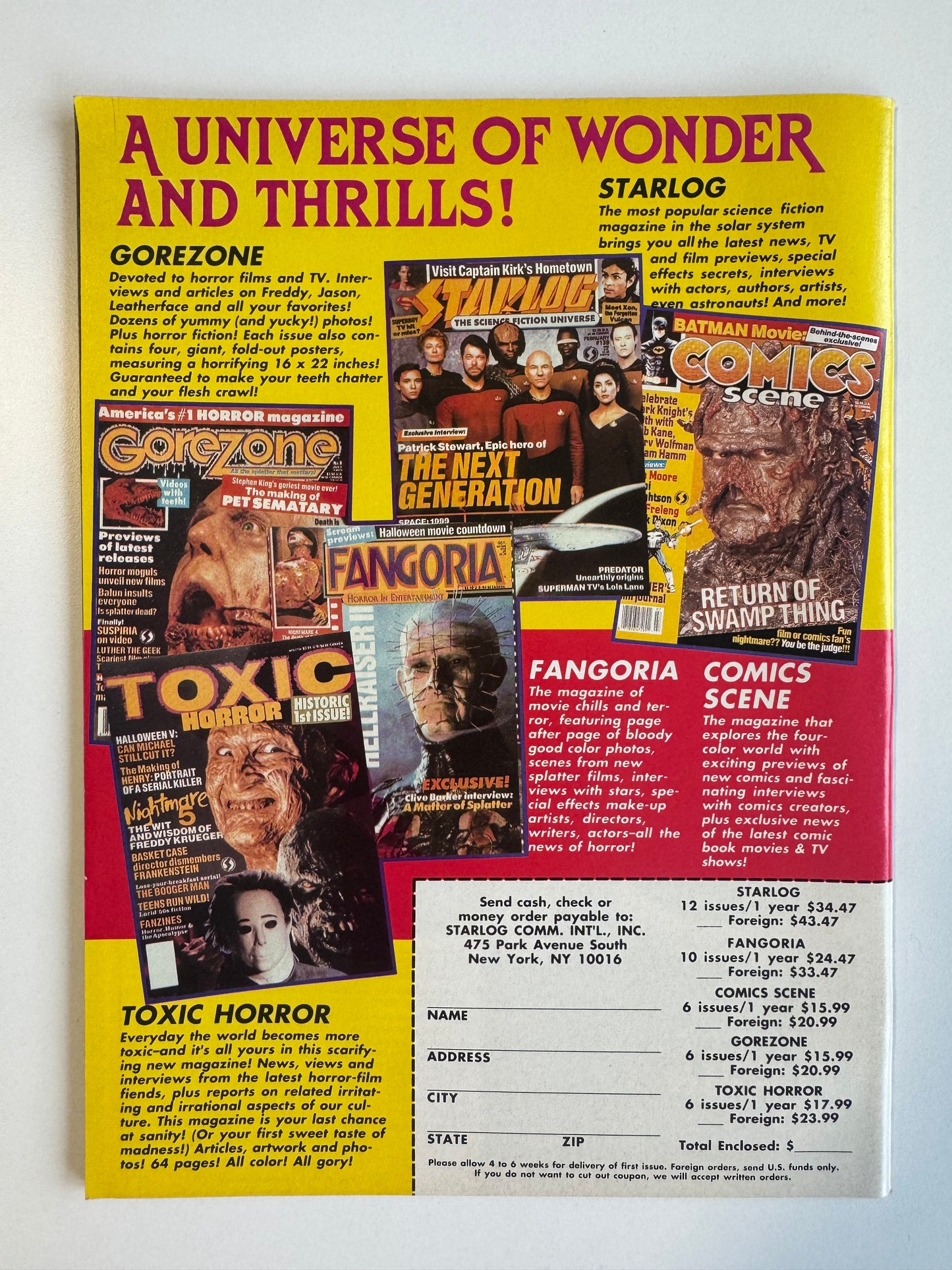 Fangoria issue 90 Horror magazine Nightbreed