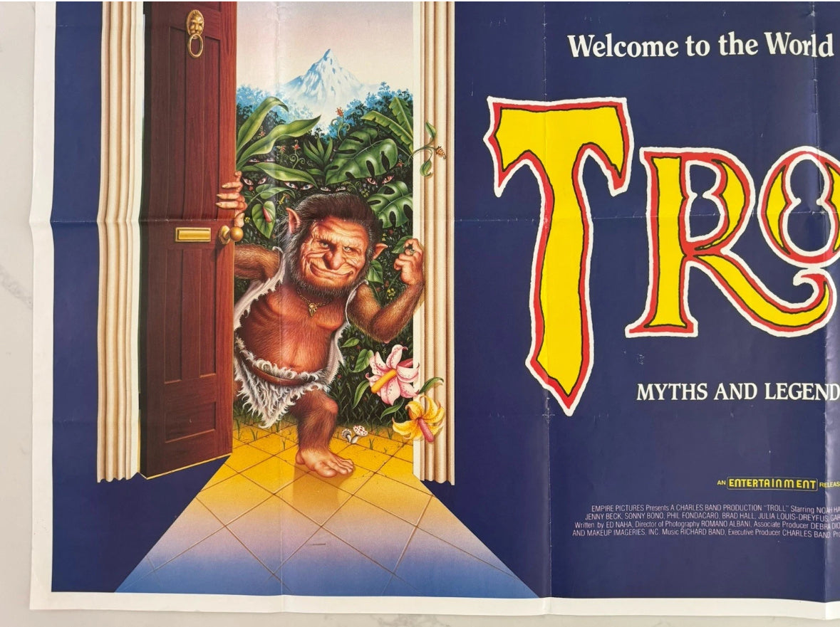 Troll 1986 UK Quad Poster