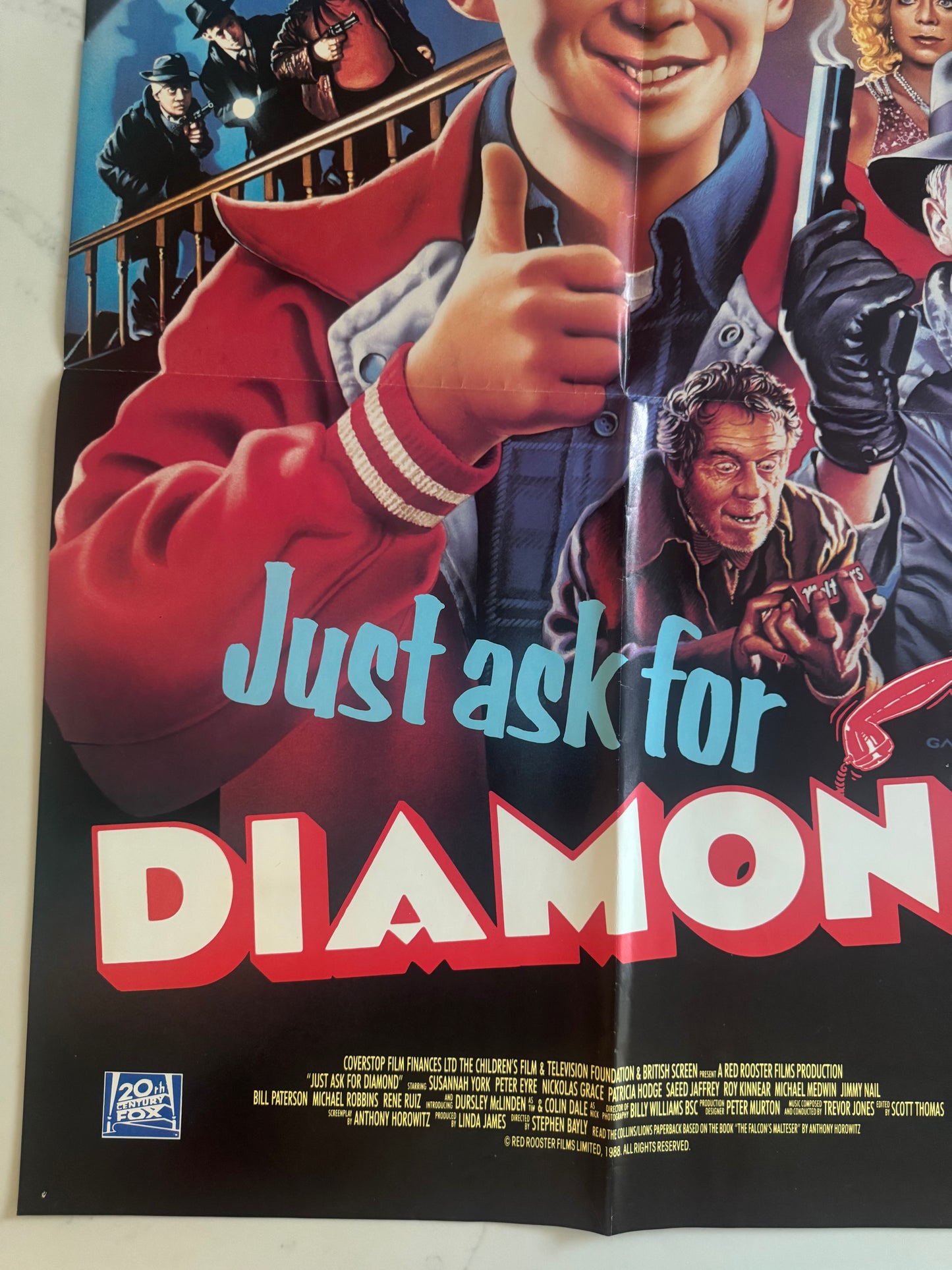 Just ask for Diamond 1988 UK Video Poster