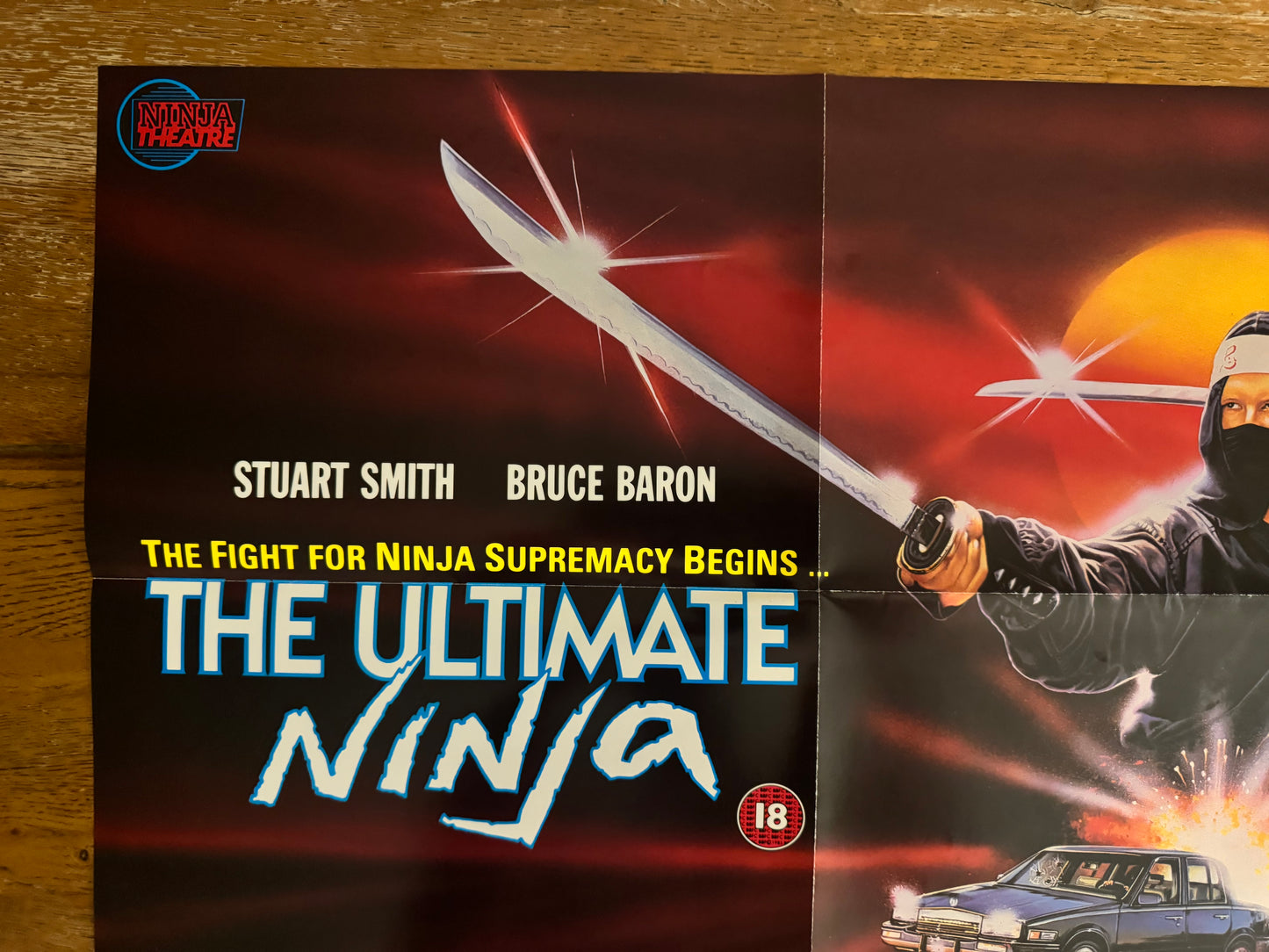 The Ultimate Ninja 1986 UK Video Poster