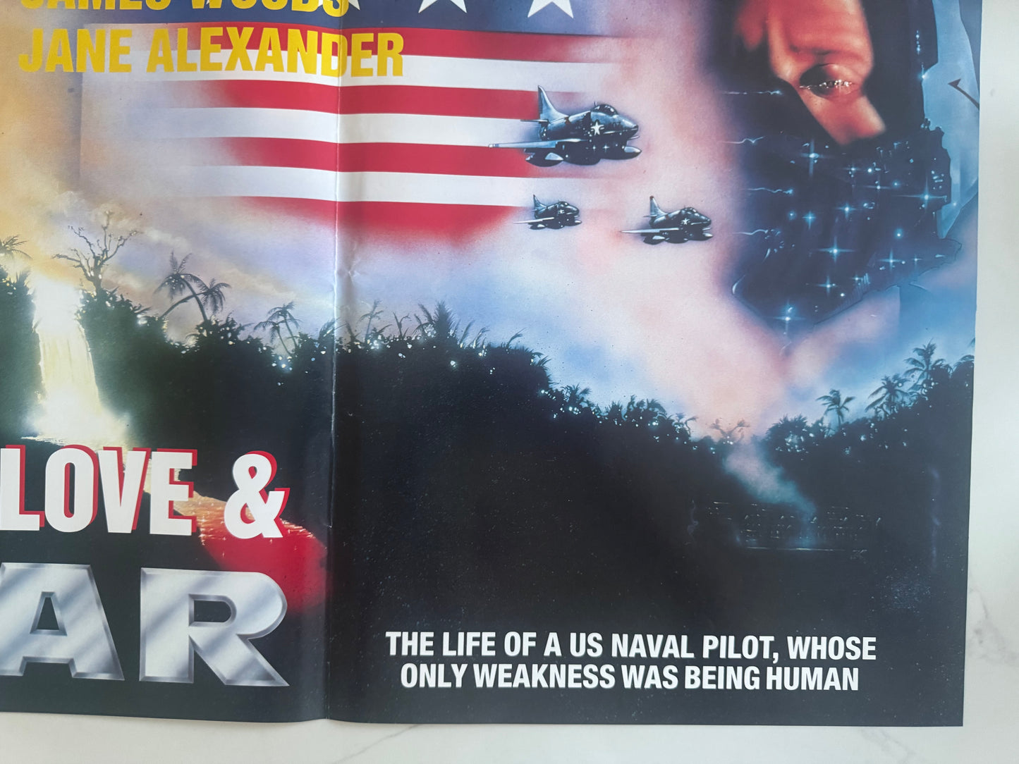 In Love And War 1987 UK Video Poster