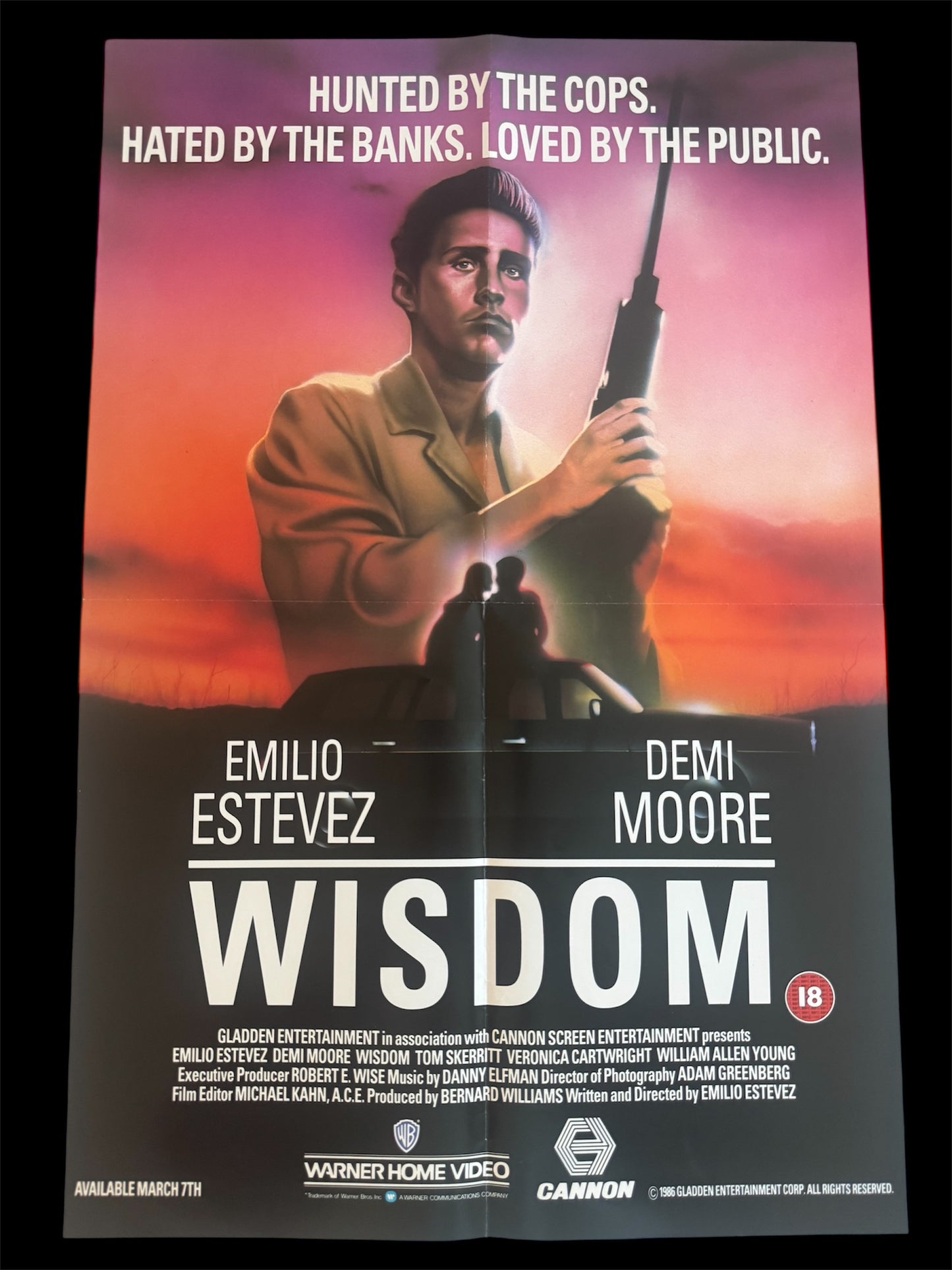 Wisdom 1986 UK Video Poster
