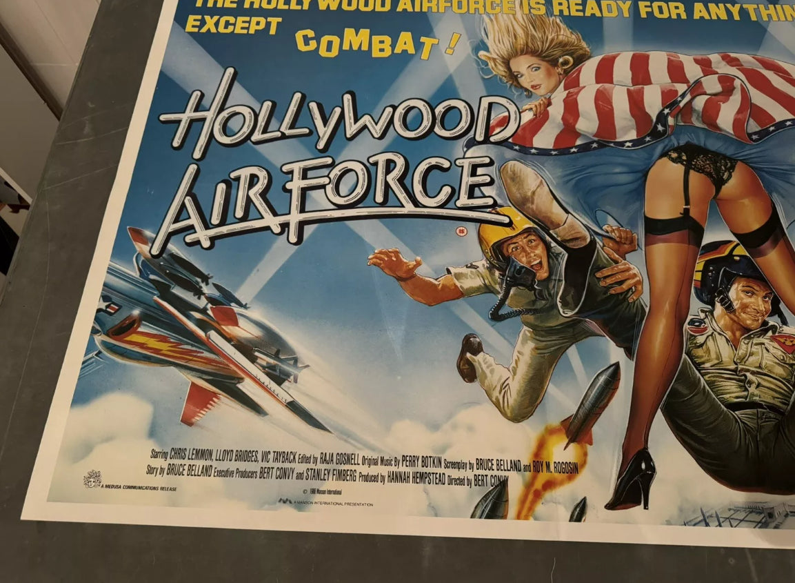 Hollywood airforce 1986 UK Quad Poster