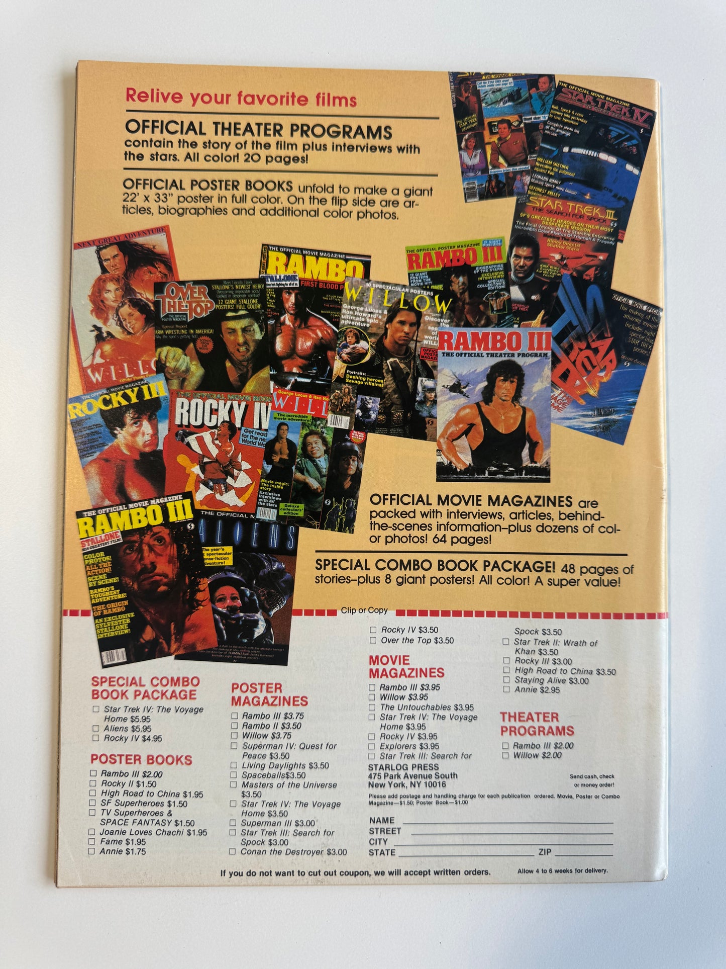 Fangoria issue 77 Horror magazine Nightmare 4