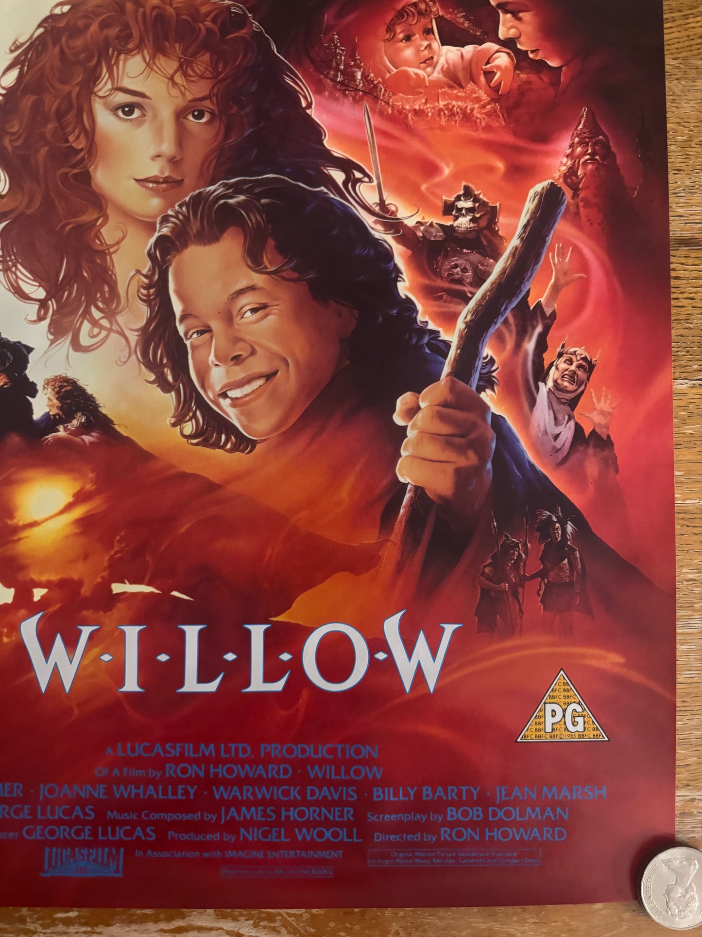 Willow 1988 UK Video Poster