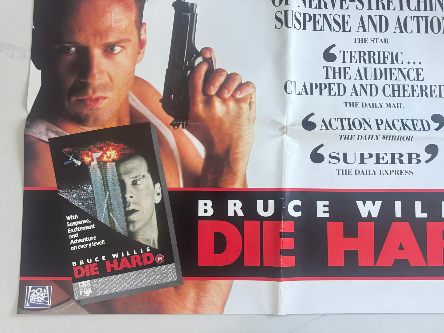 Die Hard 1988 UK Video Poster
