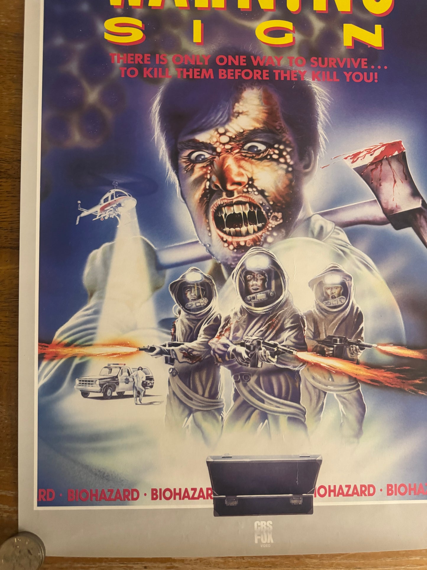 Warning Sign 1985 UK Video Poster