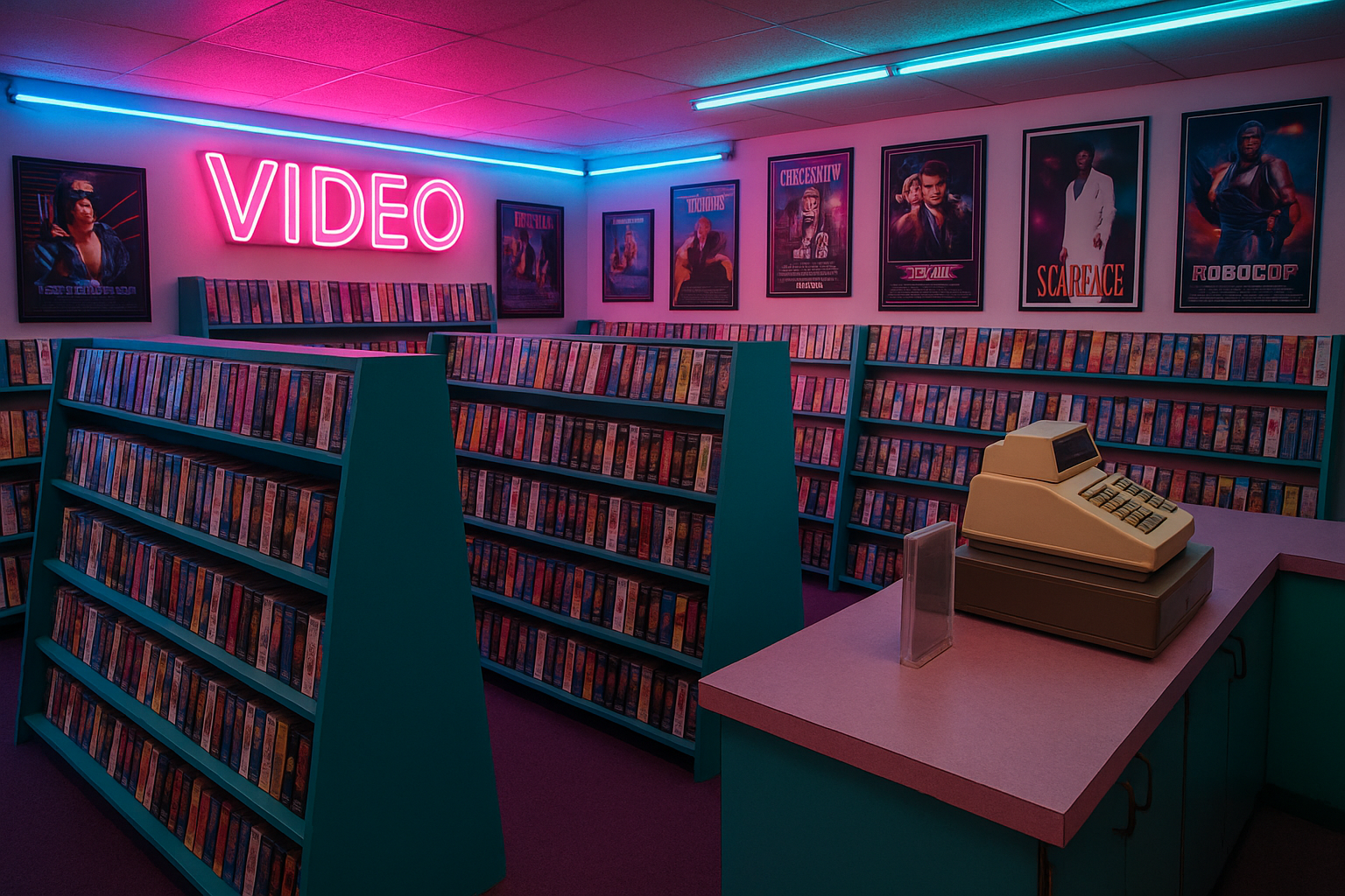 1980s video shop
