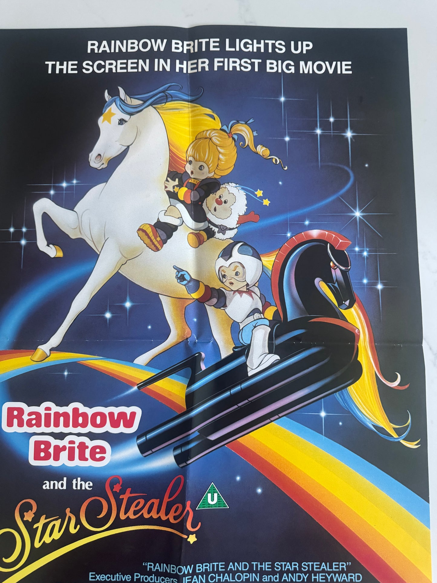 Rainbow Brite and the Star Stealer 1985 UK Video Poster