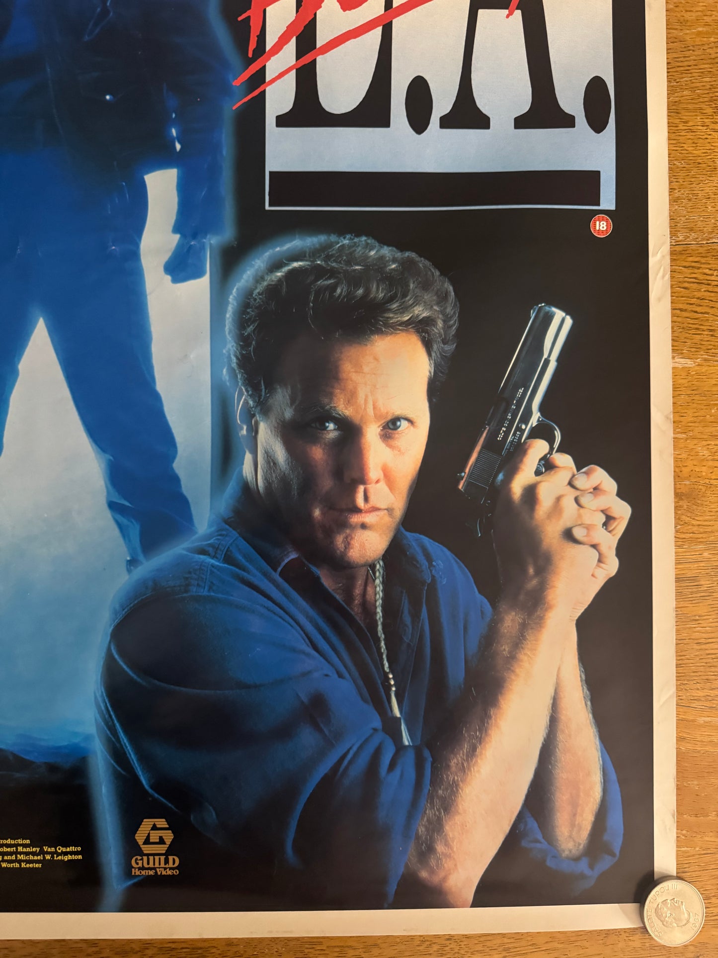 L.A. Bounty 1989 UK Video Poster