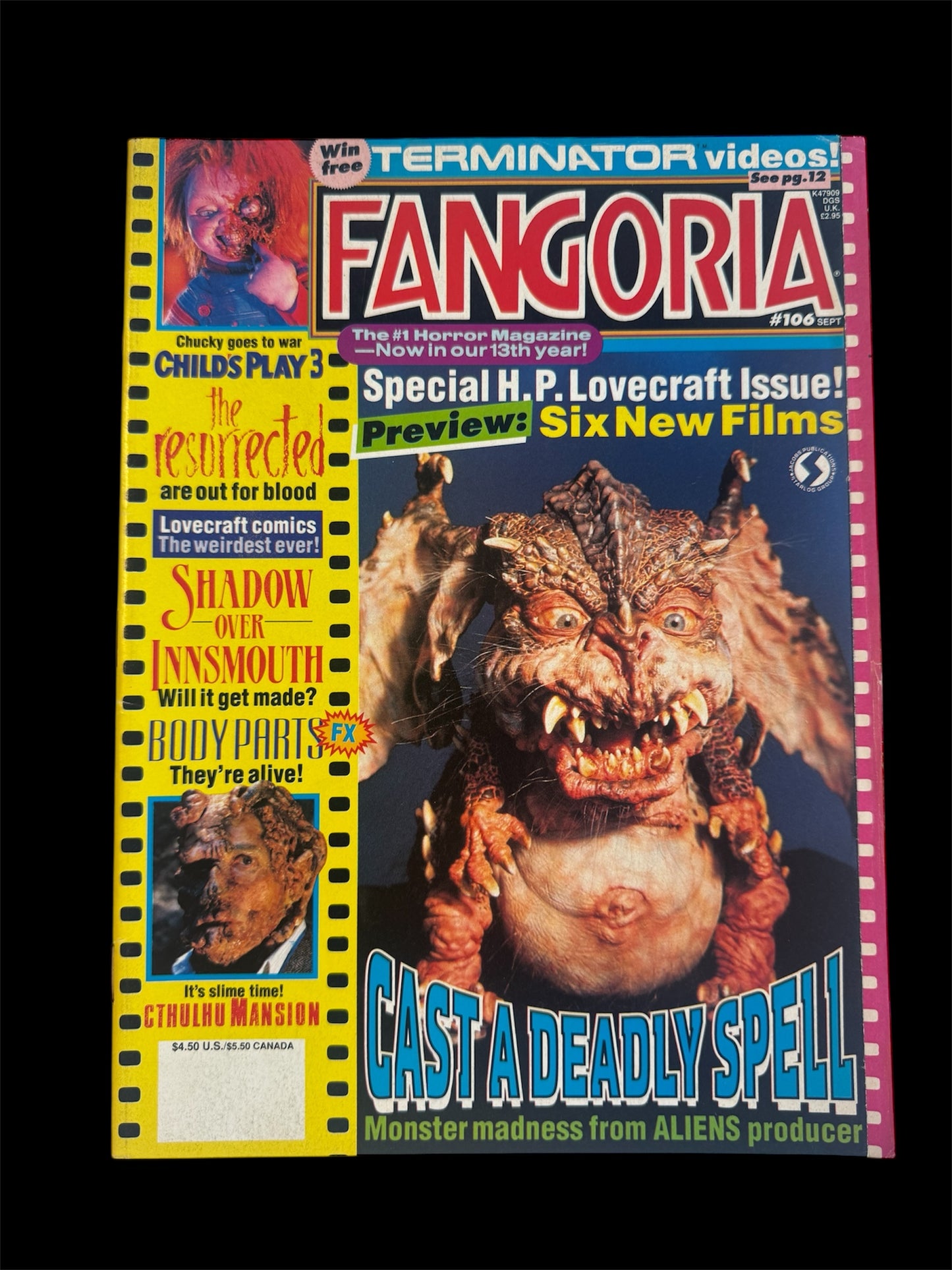 Fangoria issue 106 Horror magazine Cast A Deadly Spell