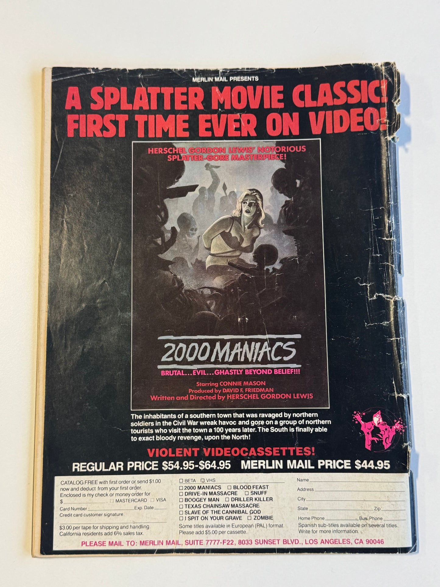 Fangoria issue 22 Horror magazine Season of the Witch