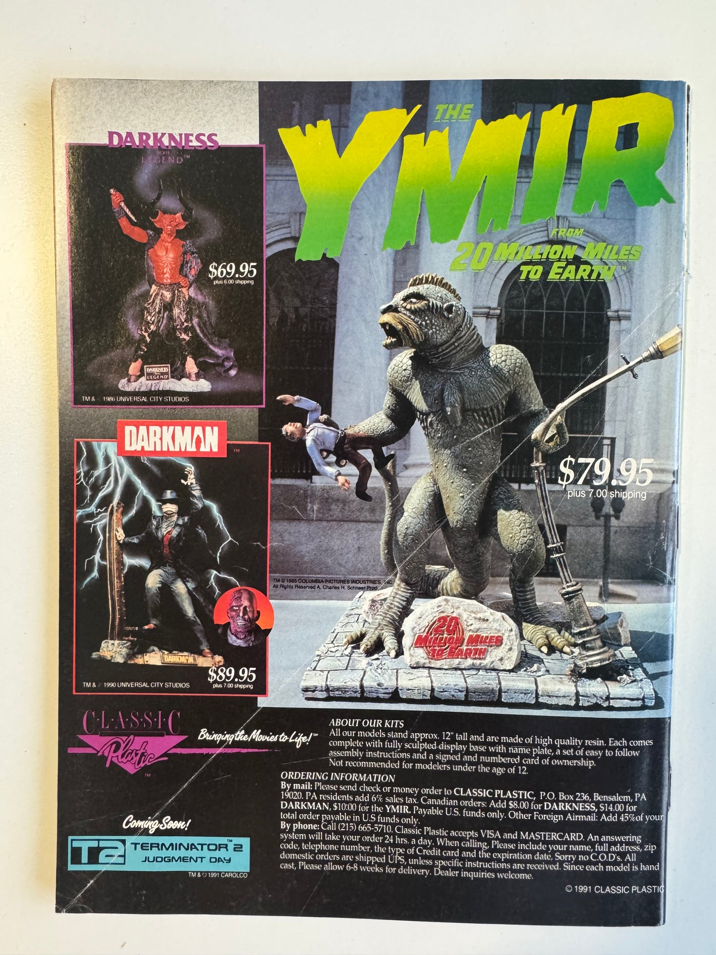 Fangoria issue 104 Horror magazine Terminator 2