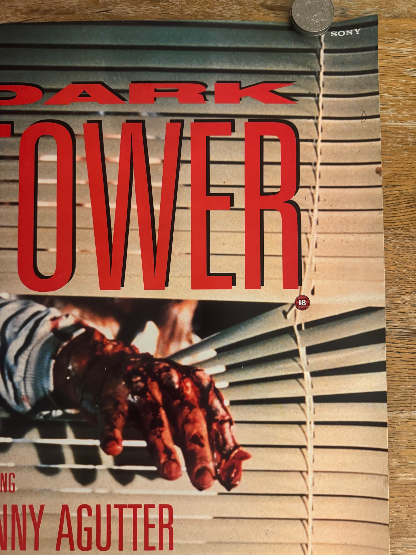 Dark Tower 1987 UK Video Poster