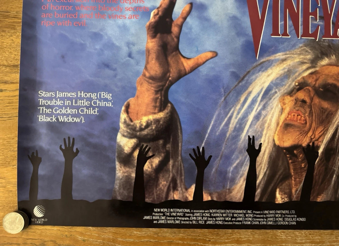 The Vineyard 1987 UK Video Poster