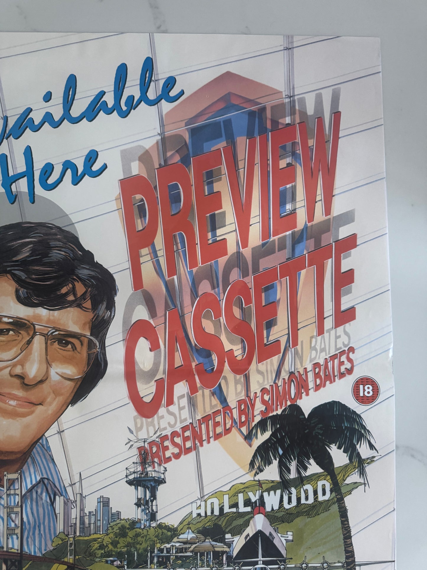 Preview Cassette 1989 UK Video Poster rare