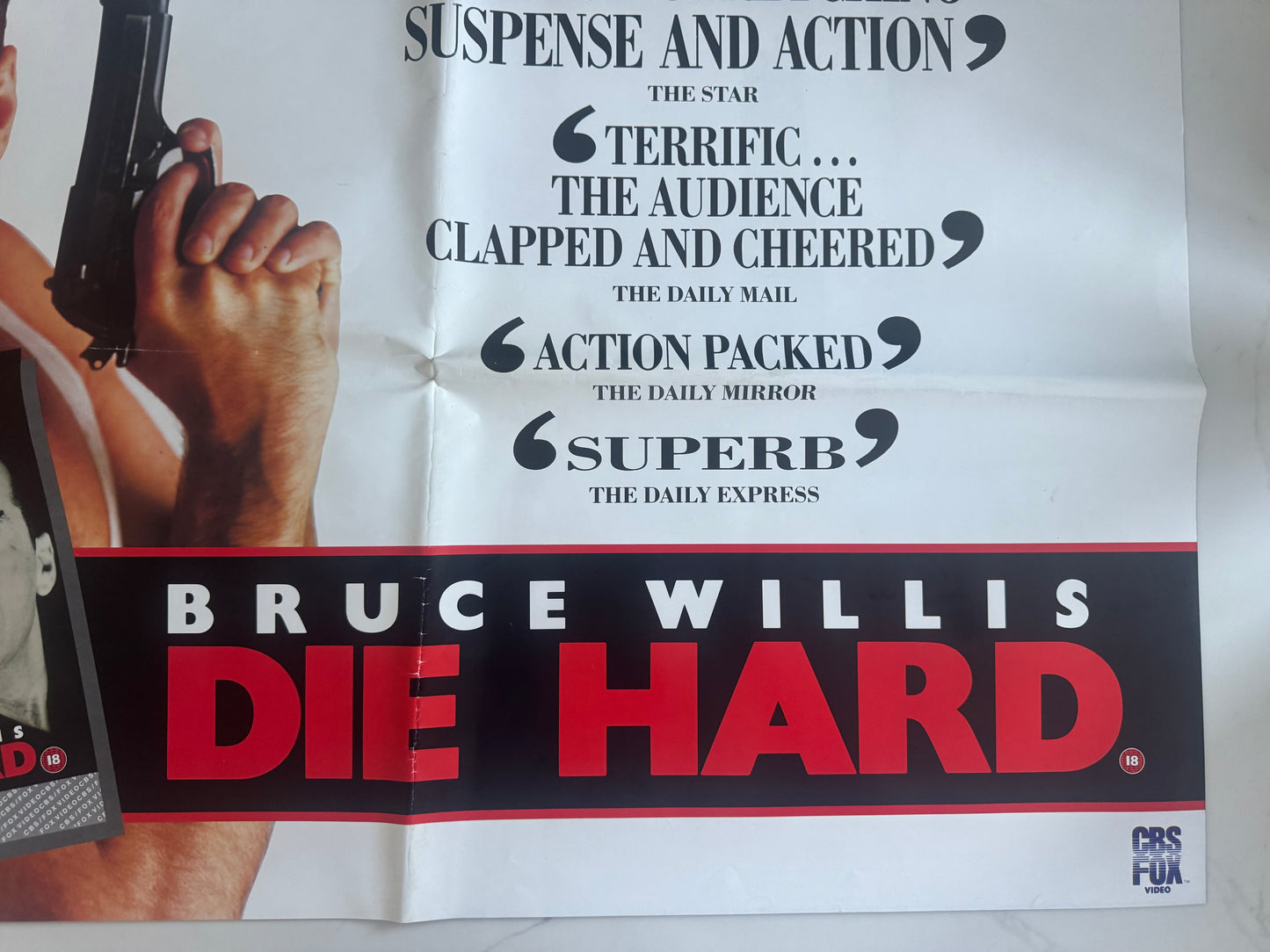 Die Hard 1988 UK Video Poster