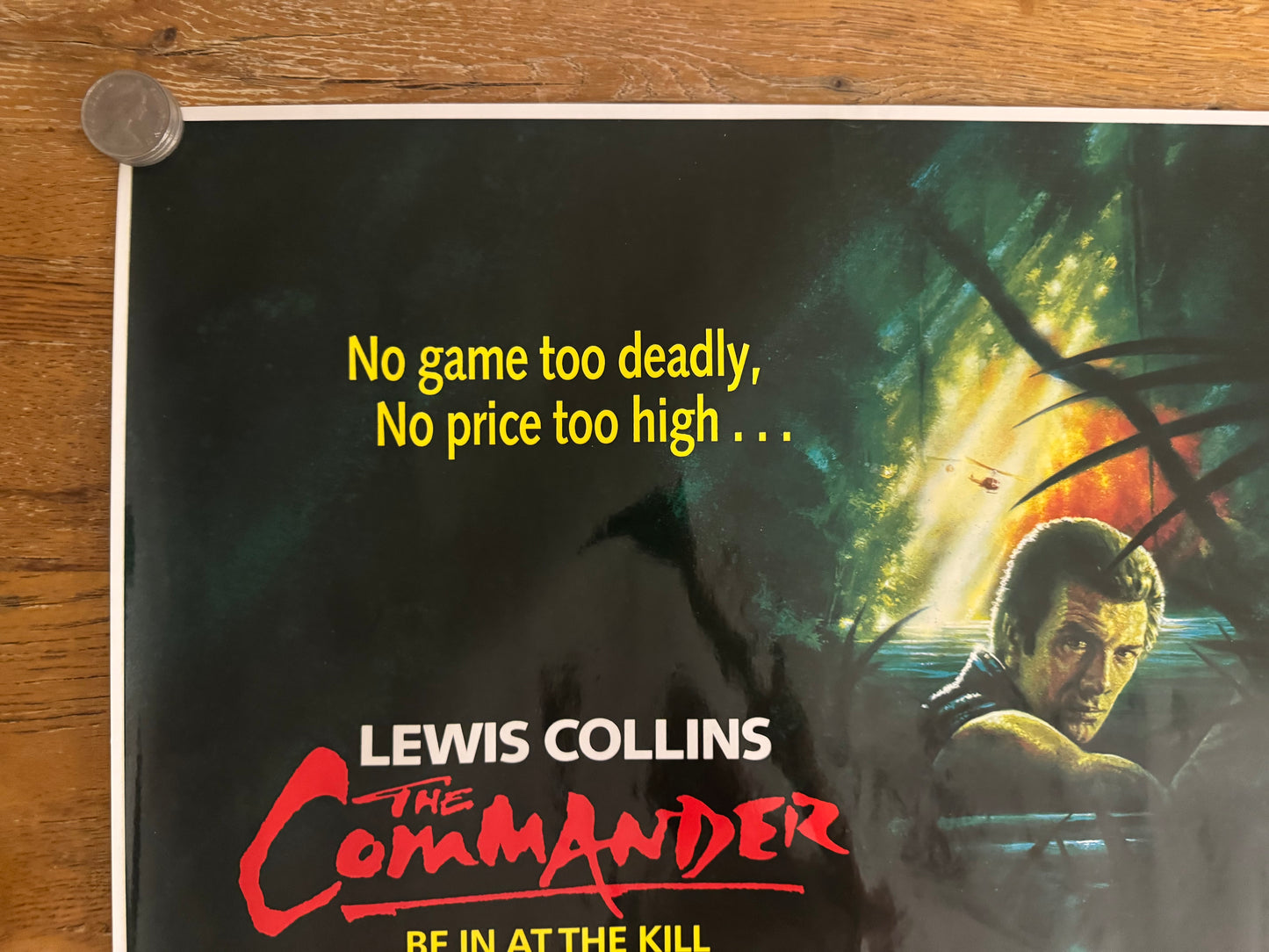 The Commander 1988 UK Video Poster