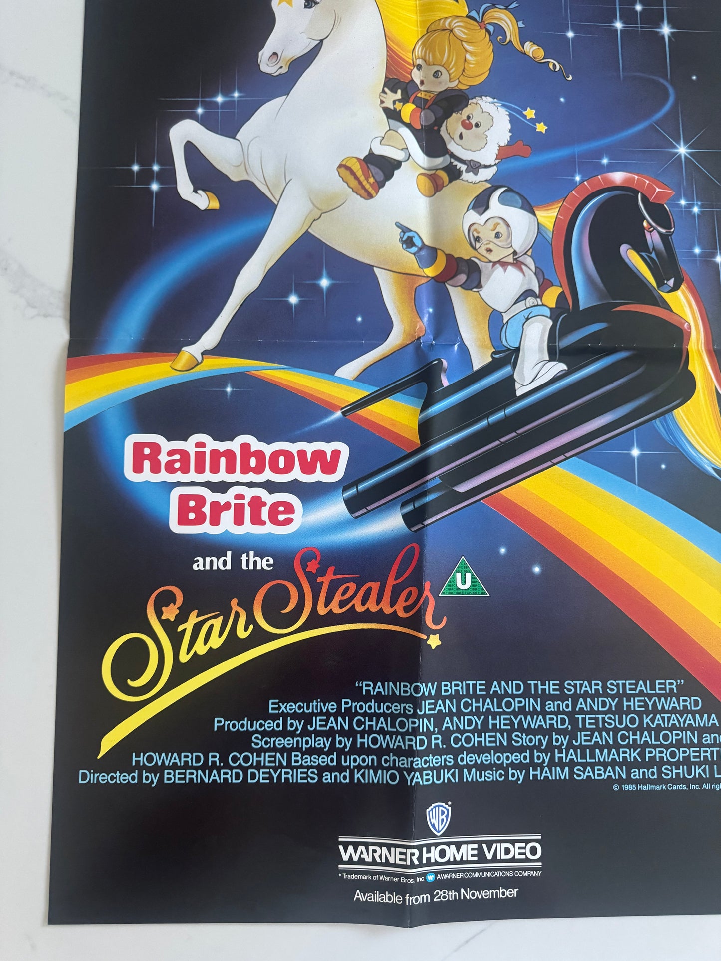 Rainbow Brite and the Star Stealer 1985 UK Video Poster