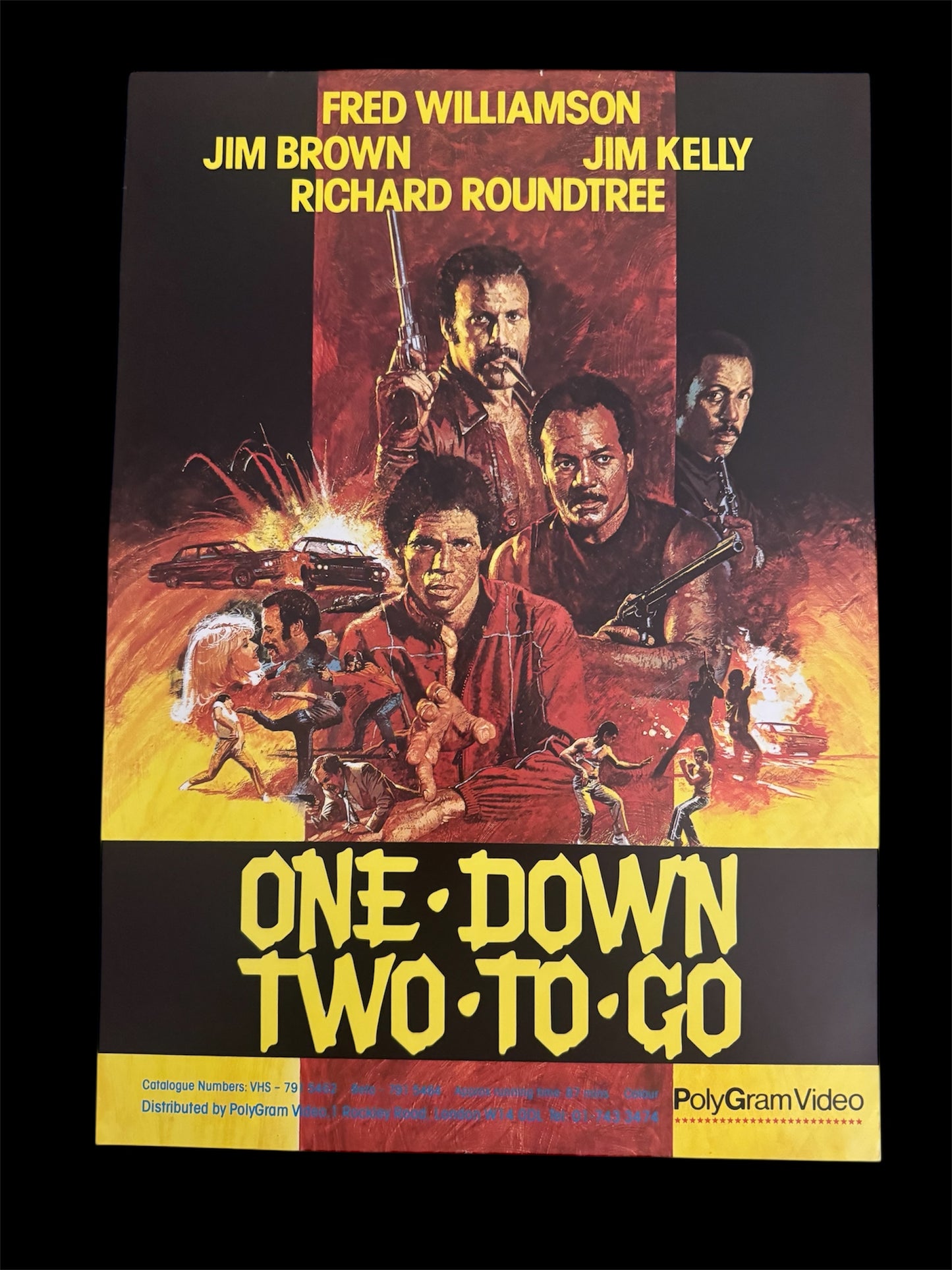 One Down Two To Go 1982 UK Video Poster