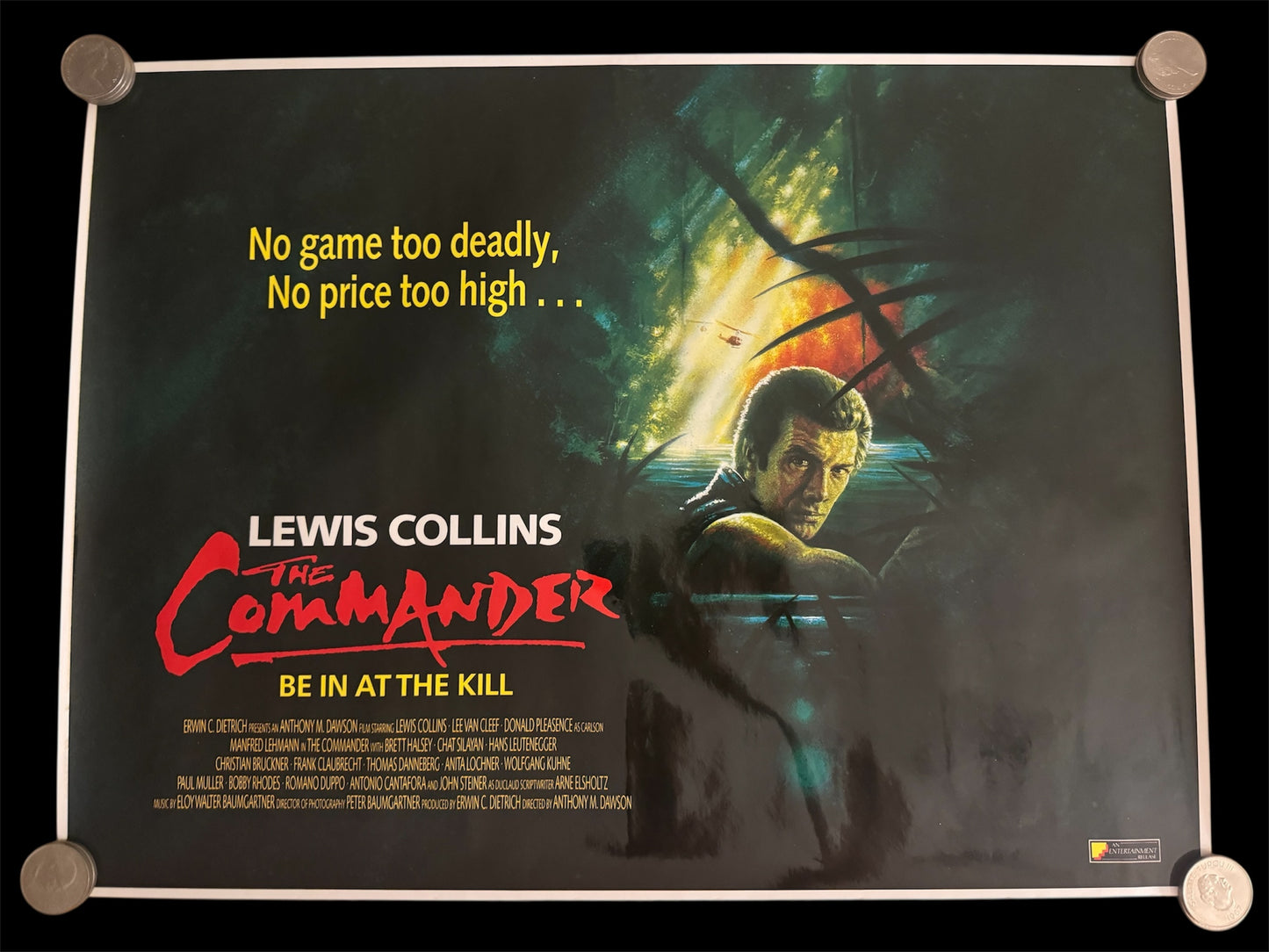 The Commander 1988 UK Video Poster
