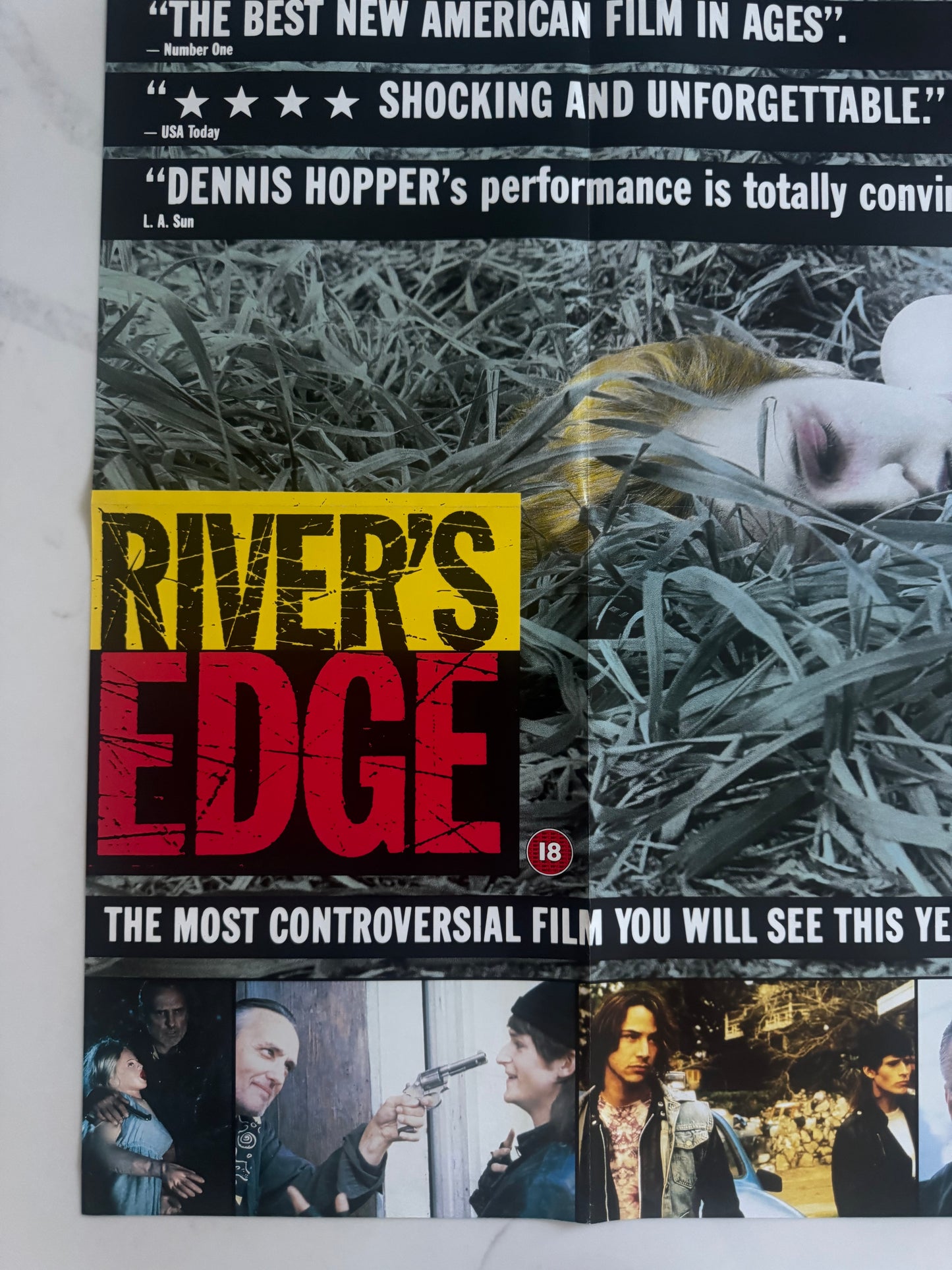 Rivers Edge 1986 UK Video Poster