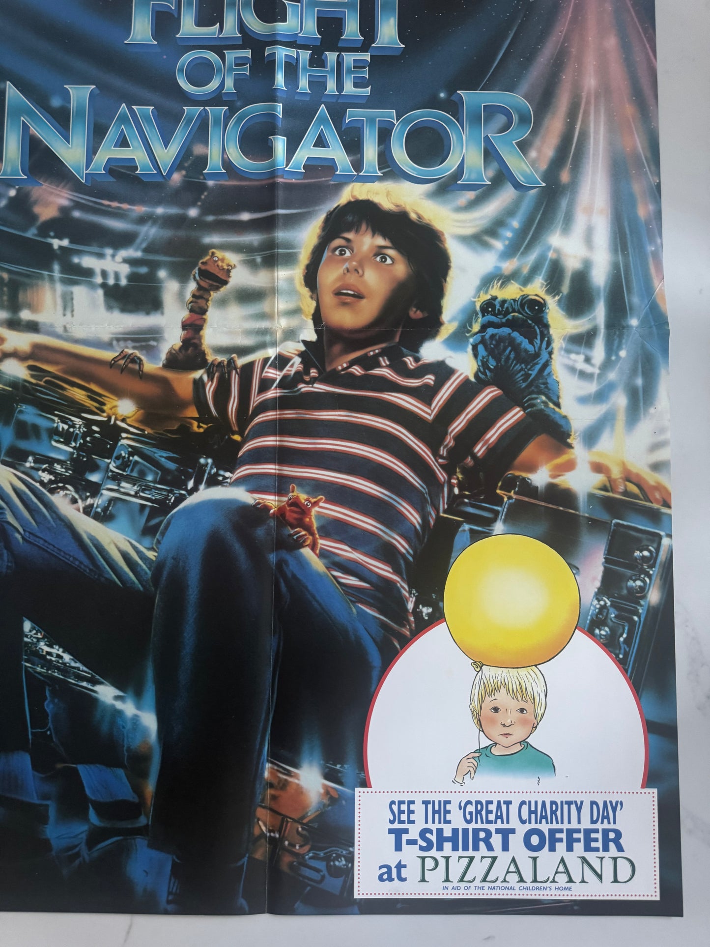 Flight of the Navigator 1986 UK Video Poster
