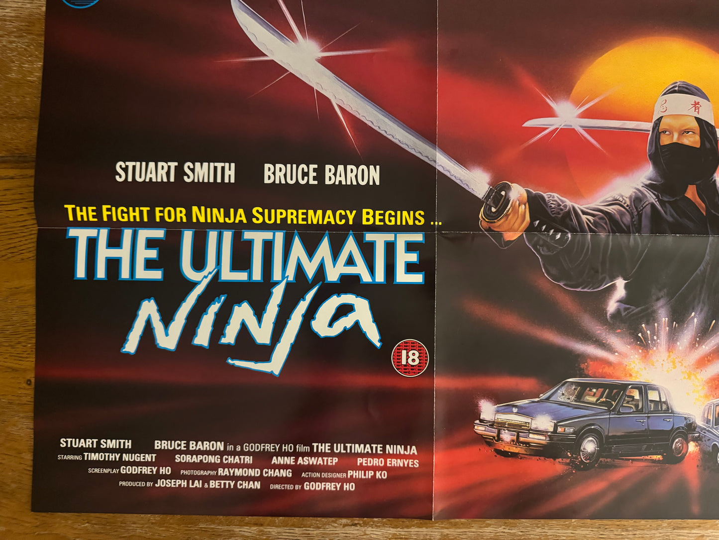 The Ultimate Ninja 1986 UK Video Poster