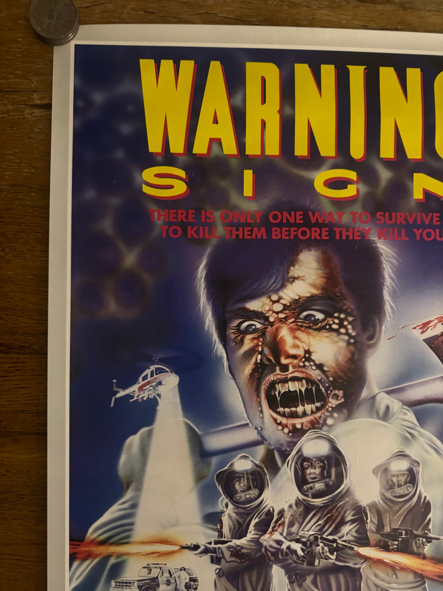 Warning Sign 1985 UK Video Poster