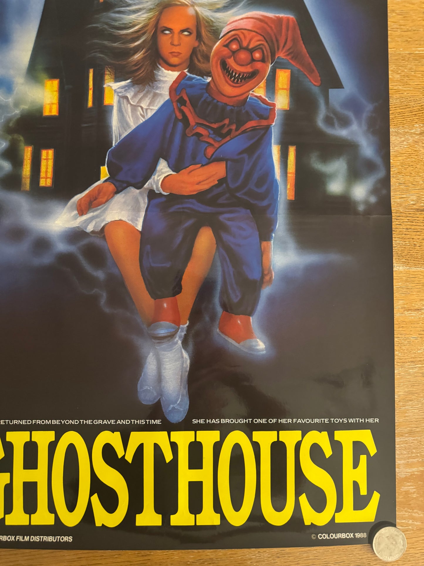 Ghosthouse 1988 UK Video Poster