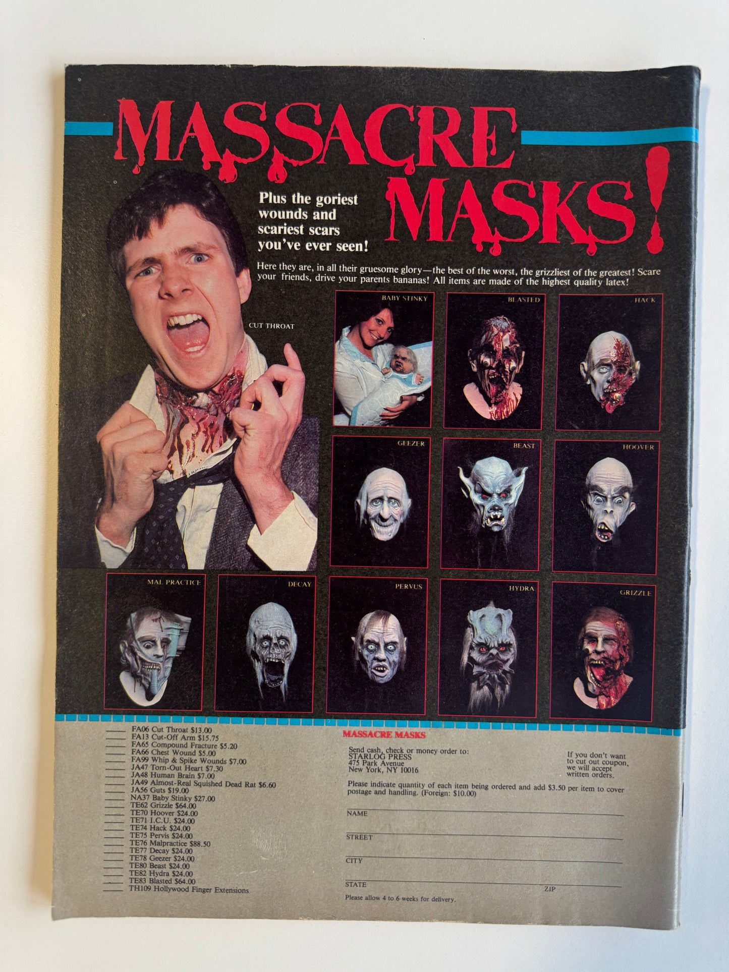 Fangoria issue 39 Horror magazine Texas Chainsaw 2