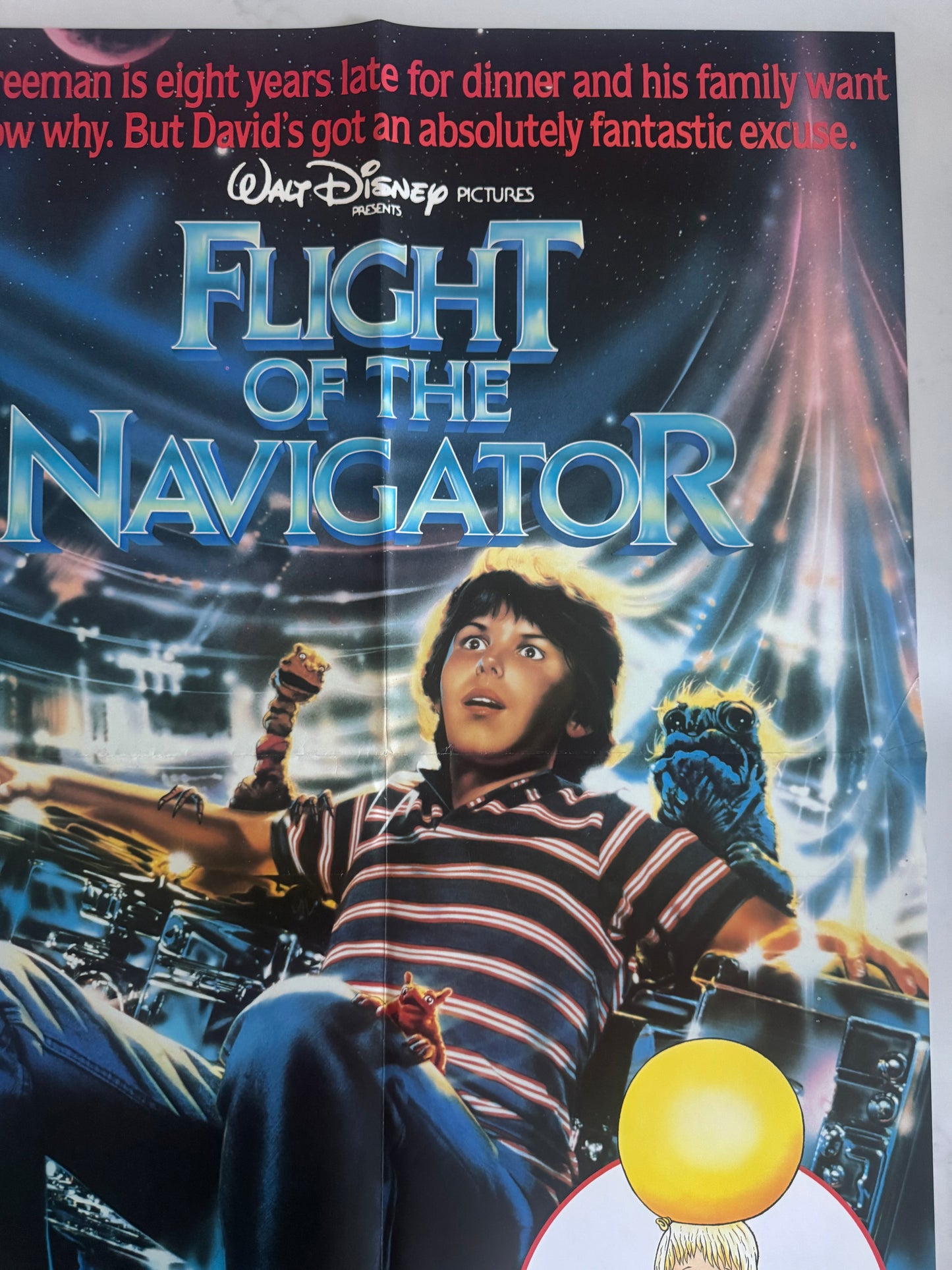 Flight of the Navigator 1986 UK Video Poster
