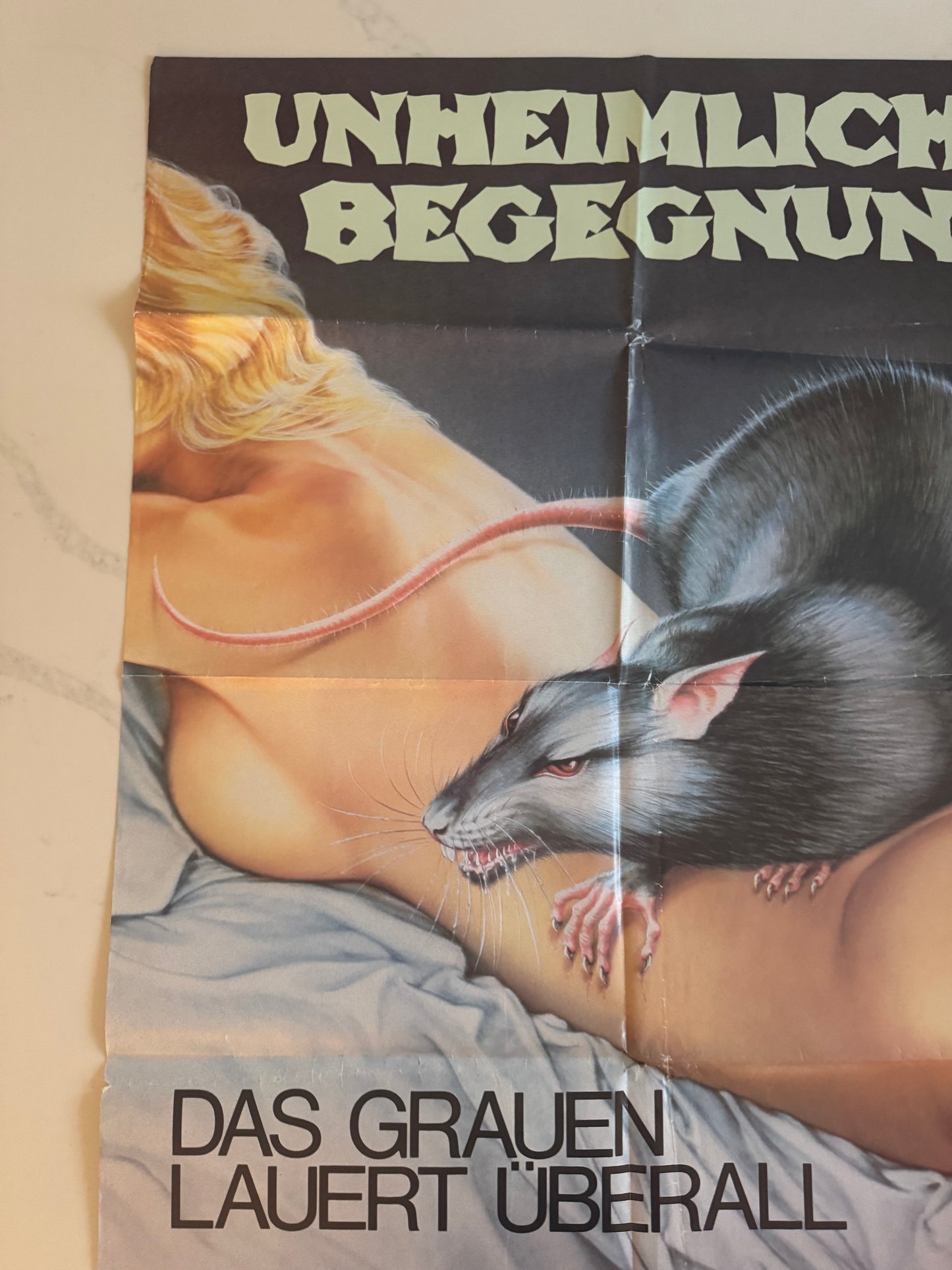 Rat German Horror A1 Video Poster