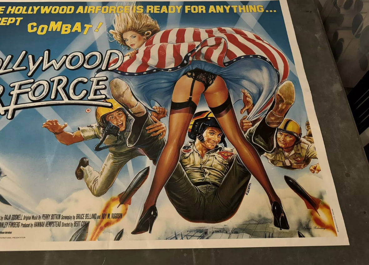 Hollywood airforce 1986 UK Quad Poster