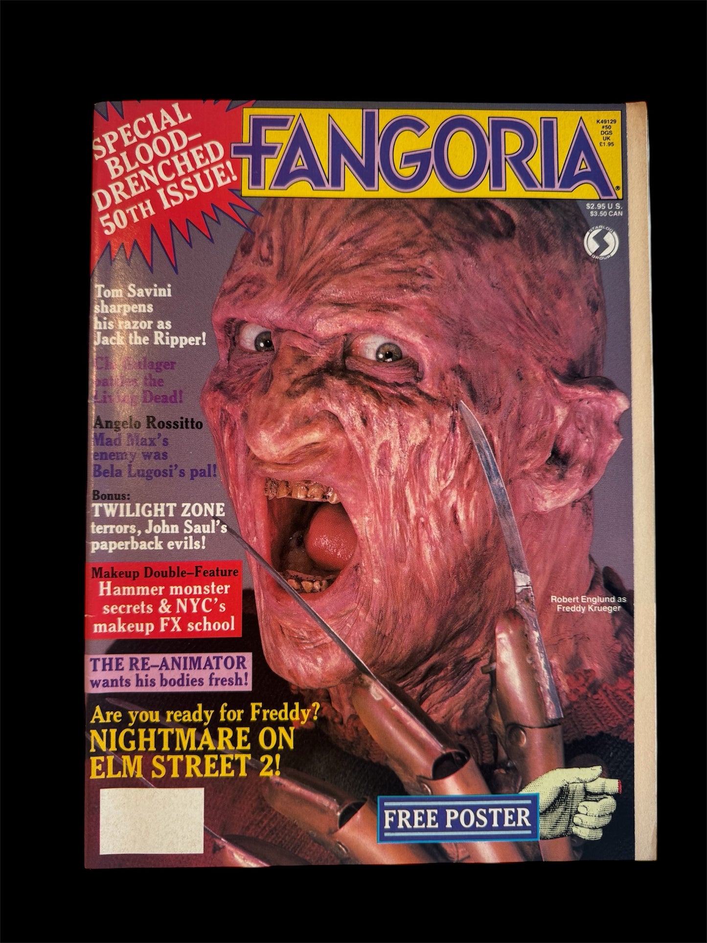 Fangoria issue 50 Horror magazine Nightmare On Elm Street 2