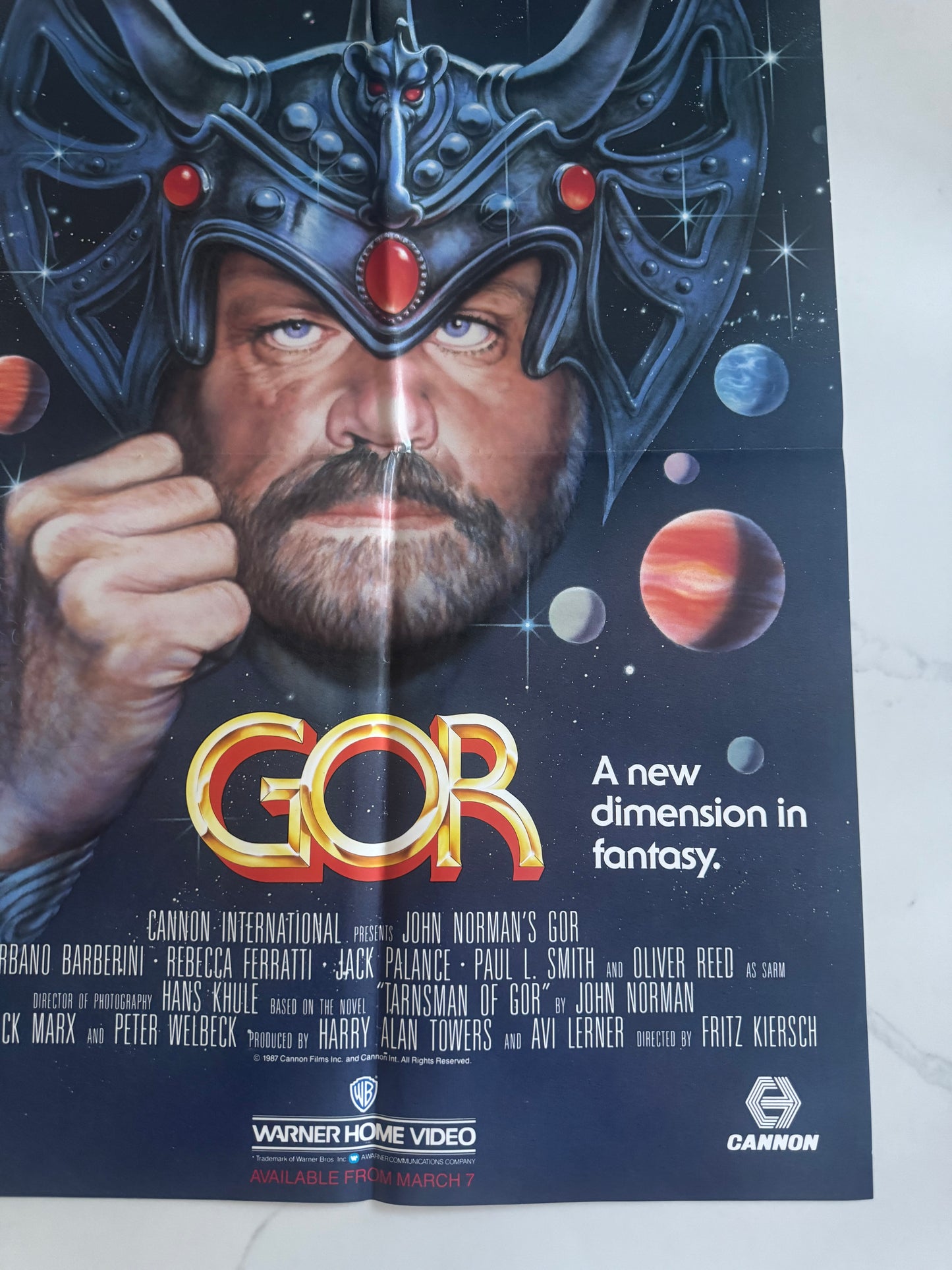 GOR 1987 UK Video Poster