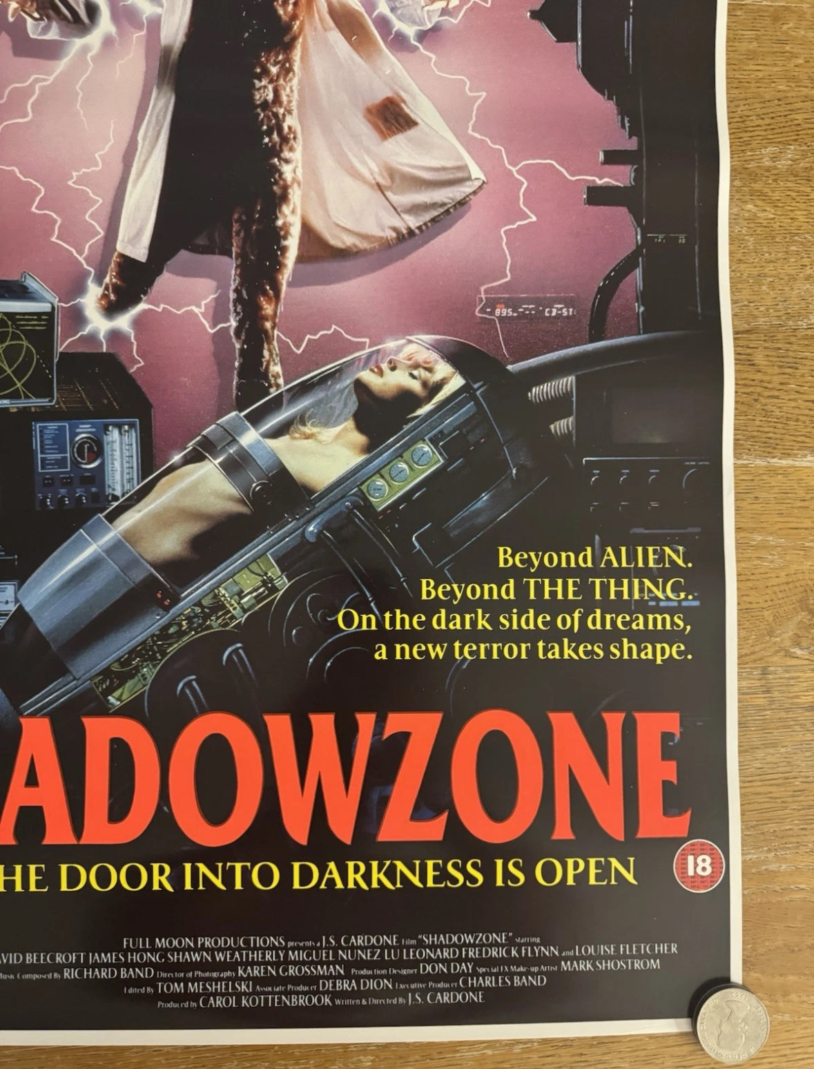 Shadowzone 1990 UK Video Poster