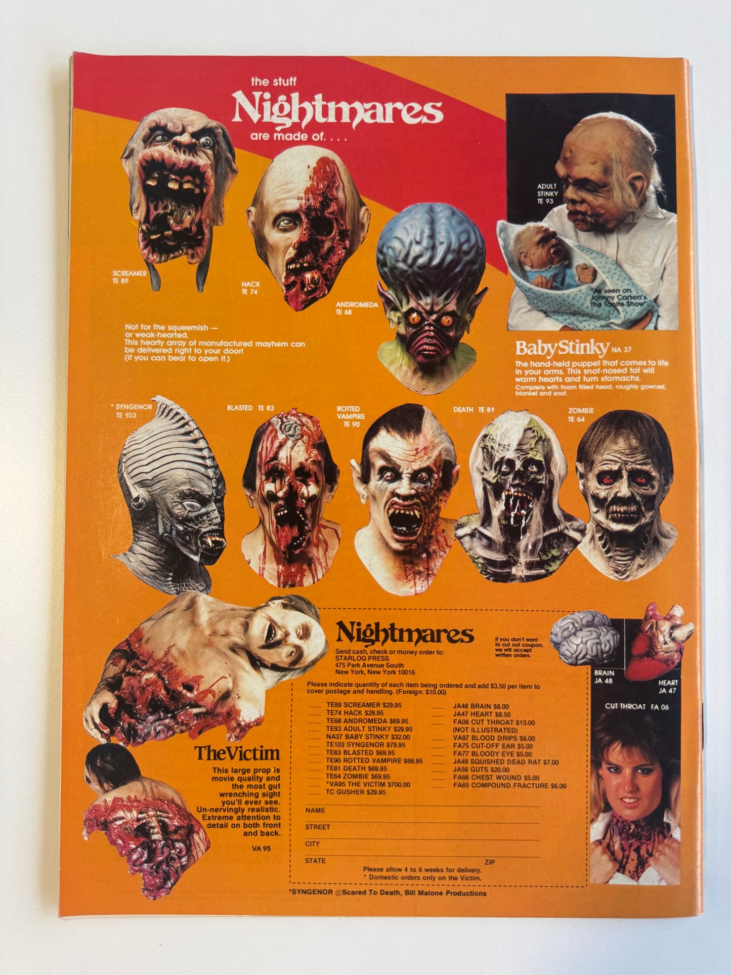 Fangoria issue 86 Horror magazine Nightmare 5