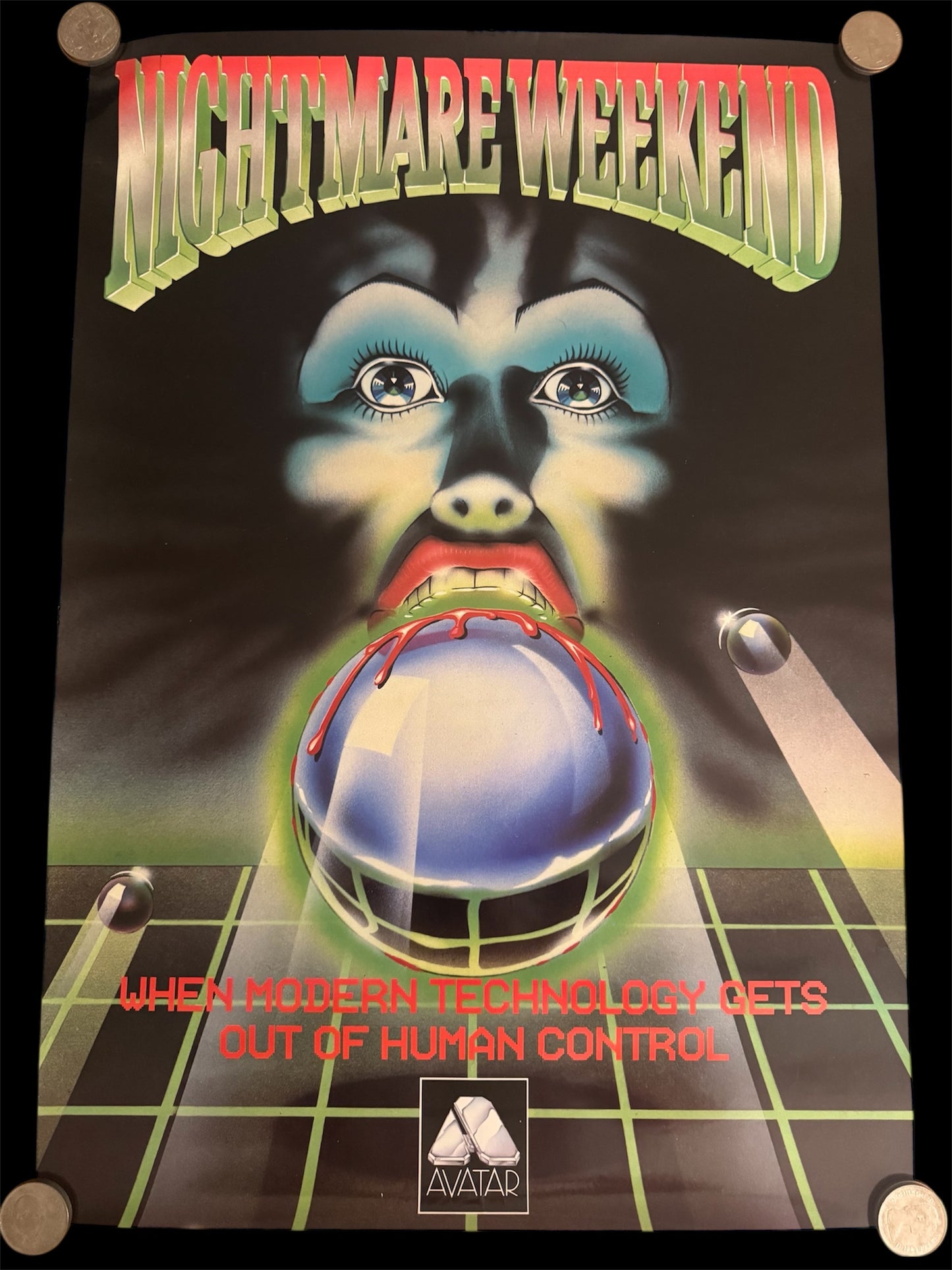 Nightmare Weekend UK Video Poster