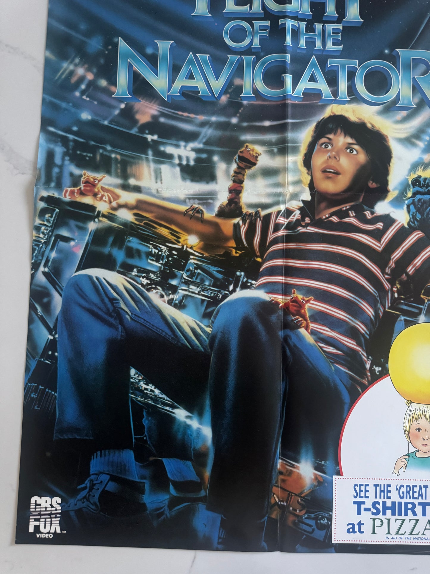 Flight of the Navigator 1986 UK Video Poster
