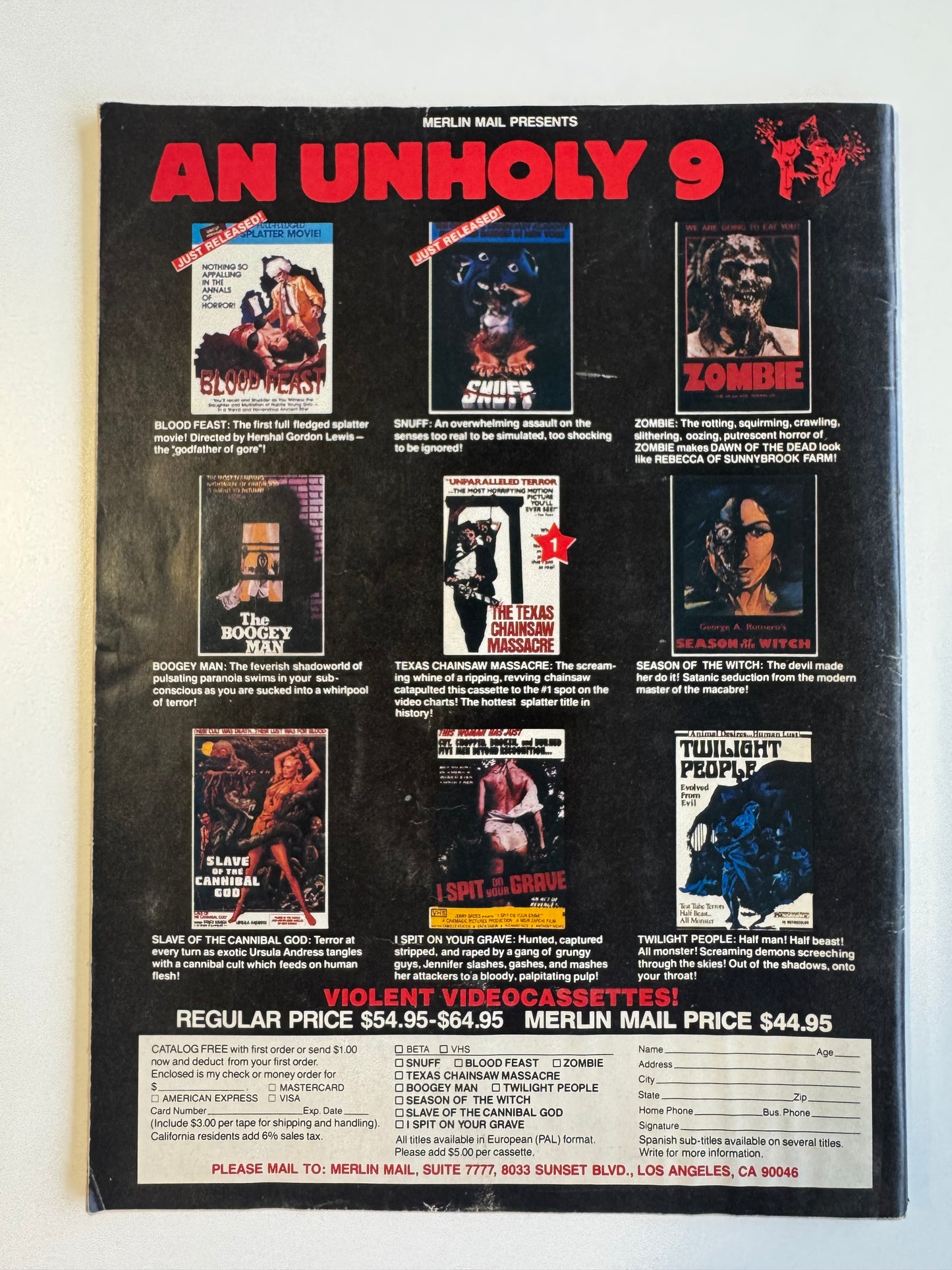 Fangoria issue 20 Horror magazine Creepshow