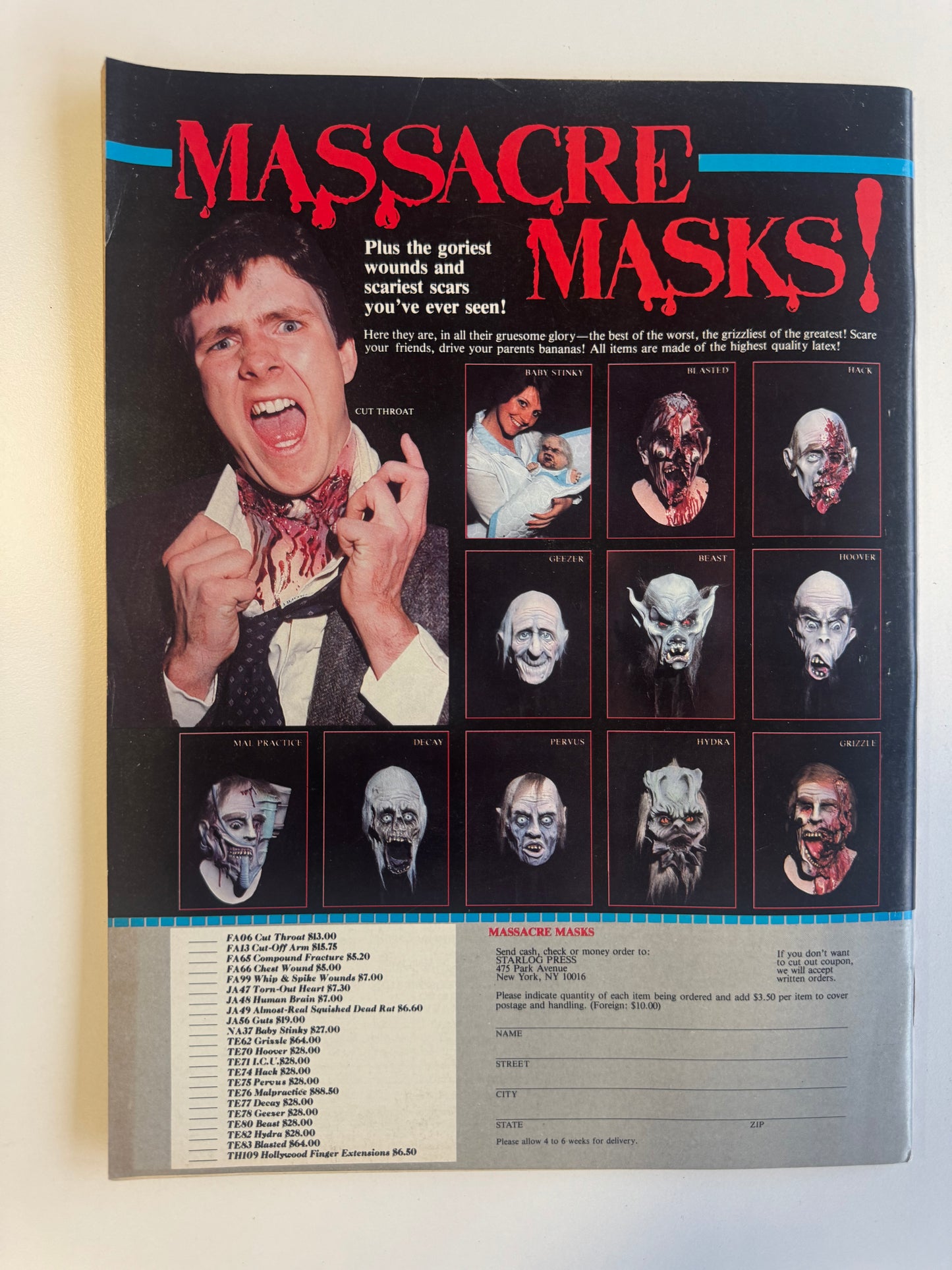 Fangoria issue 63 Horror magazine Evil dead 2