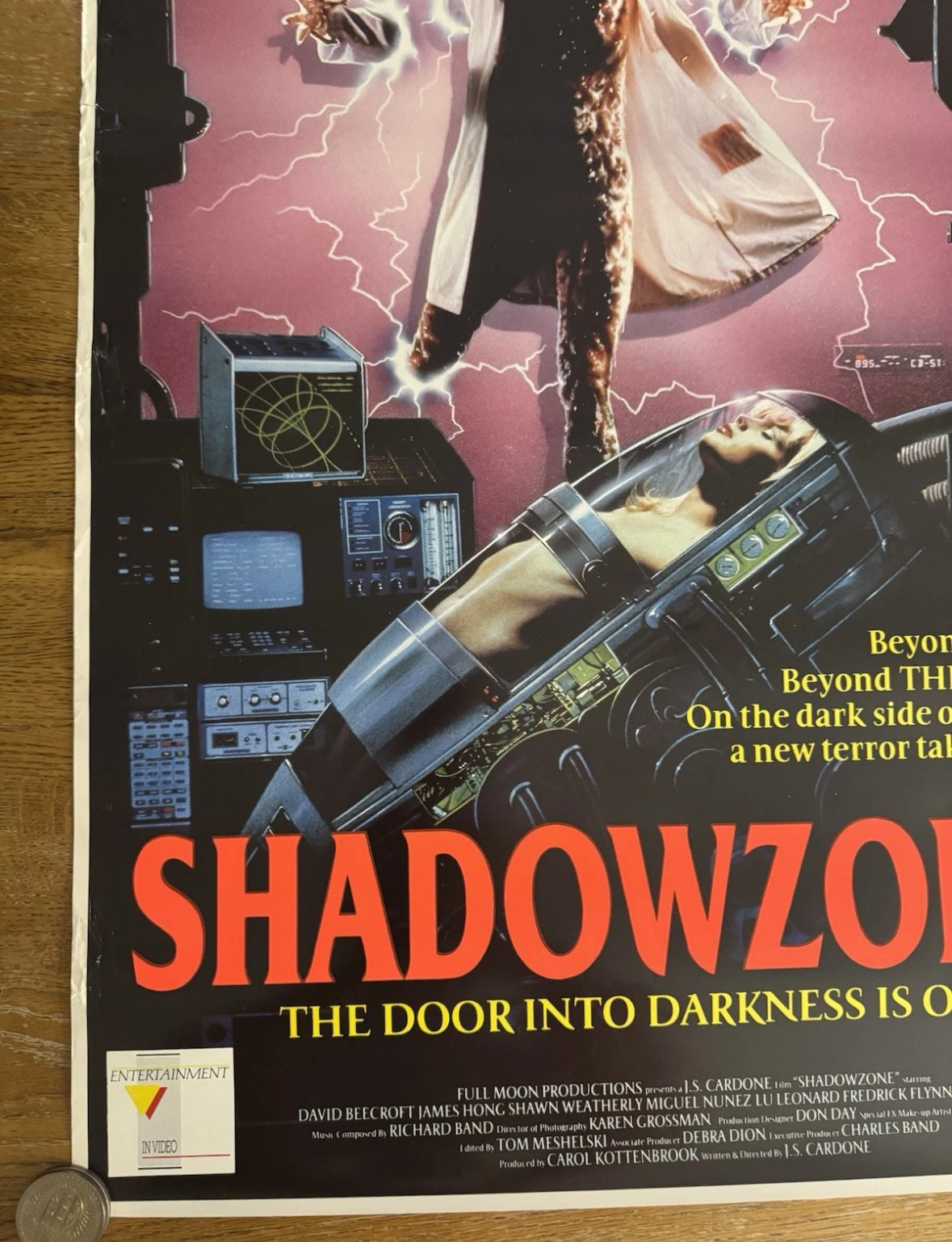 Shadowzone 1990 UK Video Poster