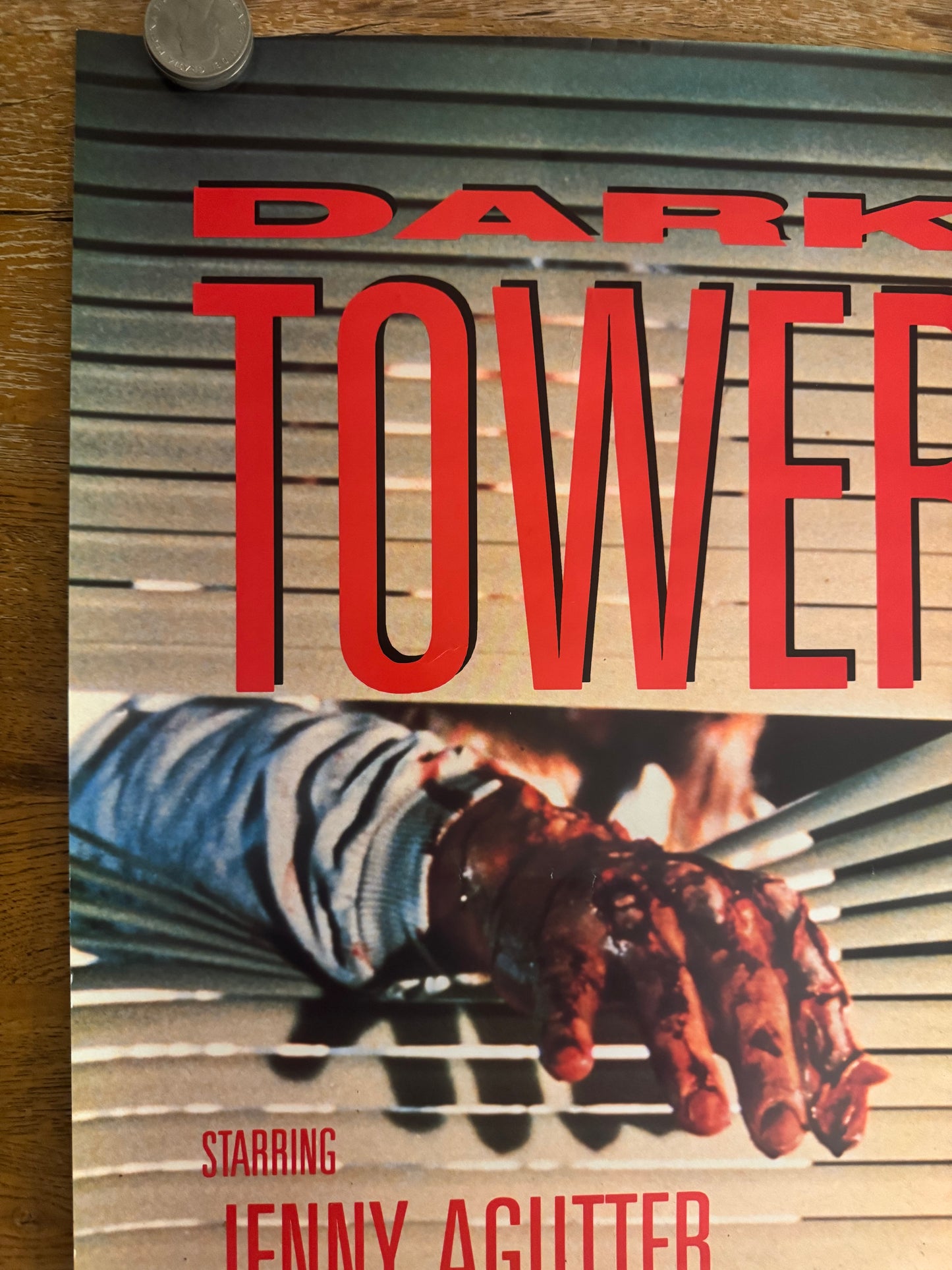 Dark Tower 1987 UK Video Poster