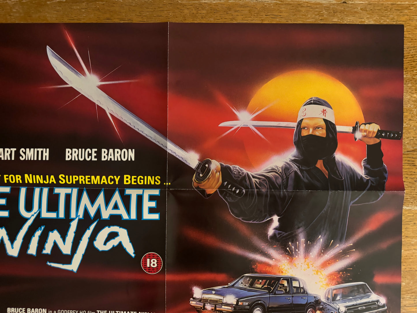 The Ultimate Ninja 1986 UK Video Poster