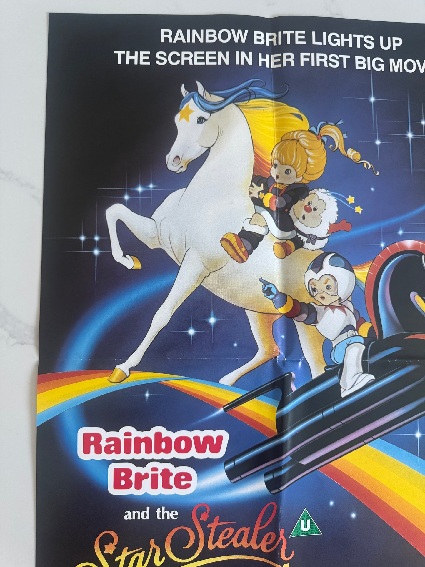 Rainbow Brite and the Star Stealer 1985 UK Video Poster