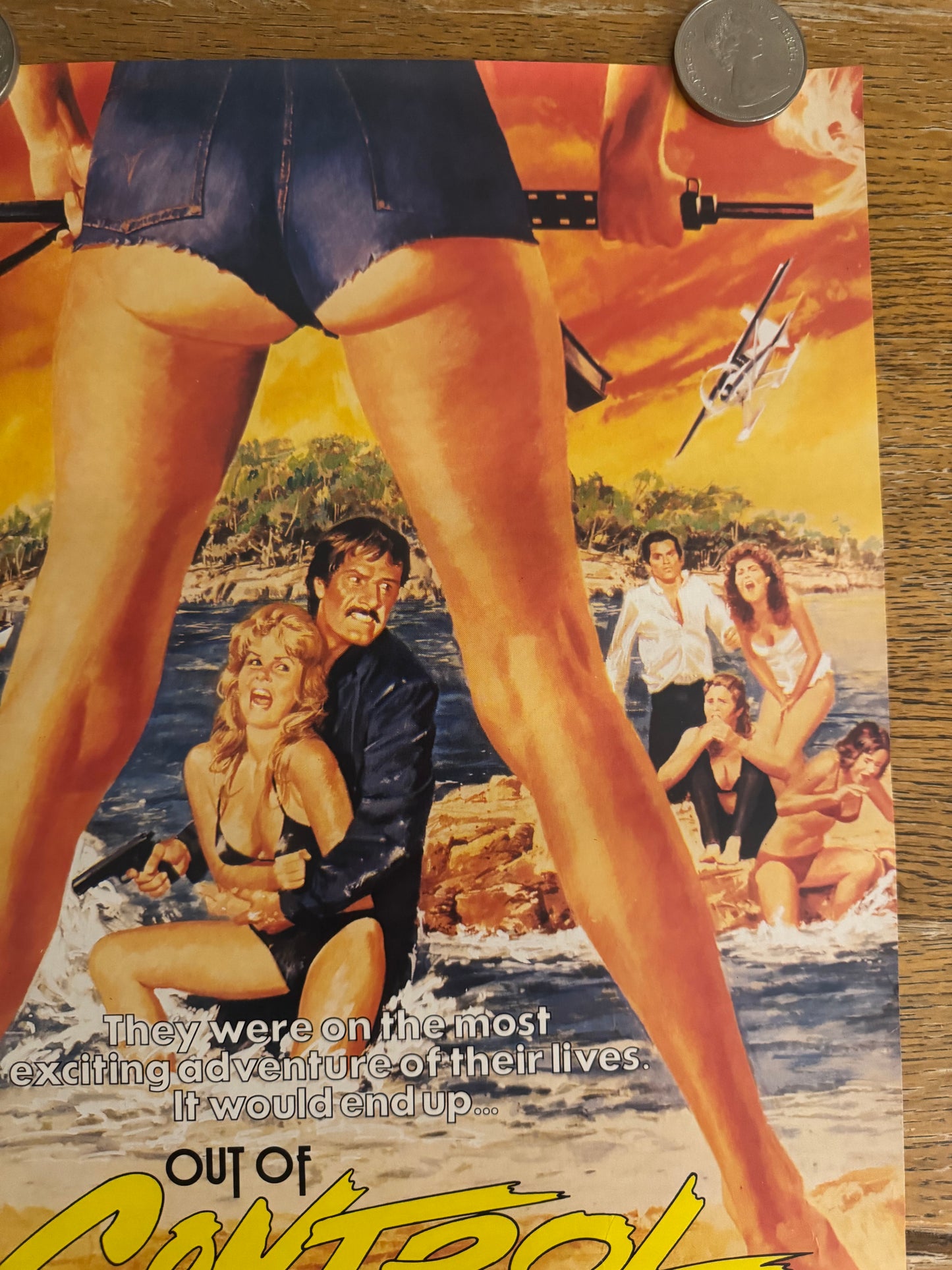 Out Of Control 1984 UK Video Poster